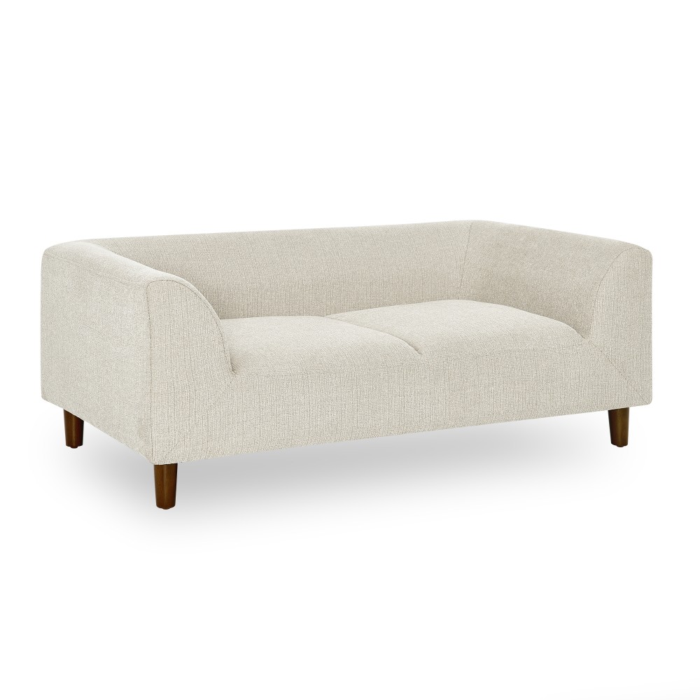 Pet sofa with backrest and armrests, modern rectangular pet sofa suitable for