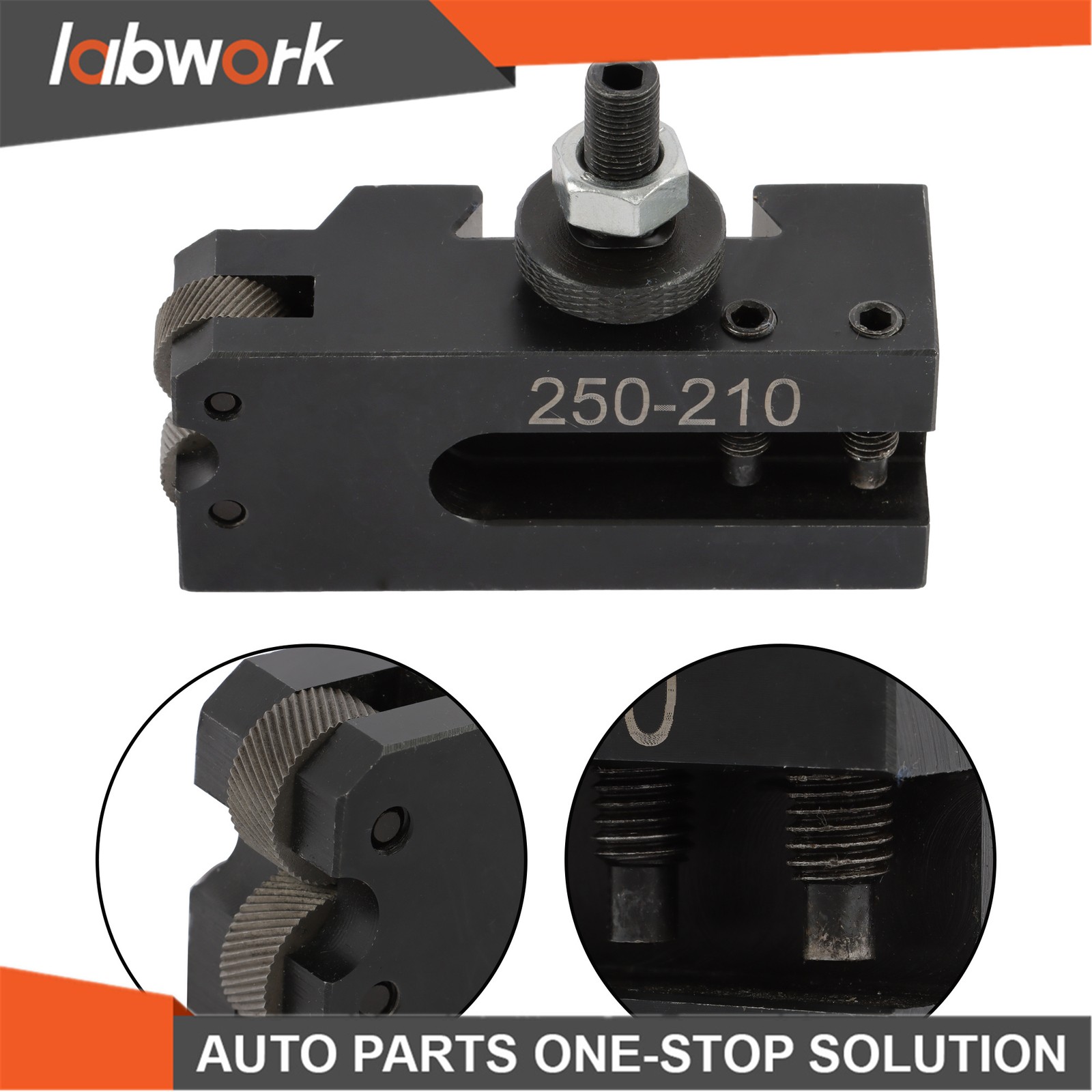 Labwork 6 Pack BXA Tool Post Set 250-200 Complete Quick Change System for Lathes