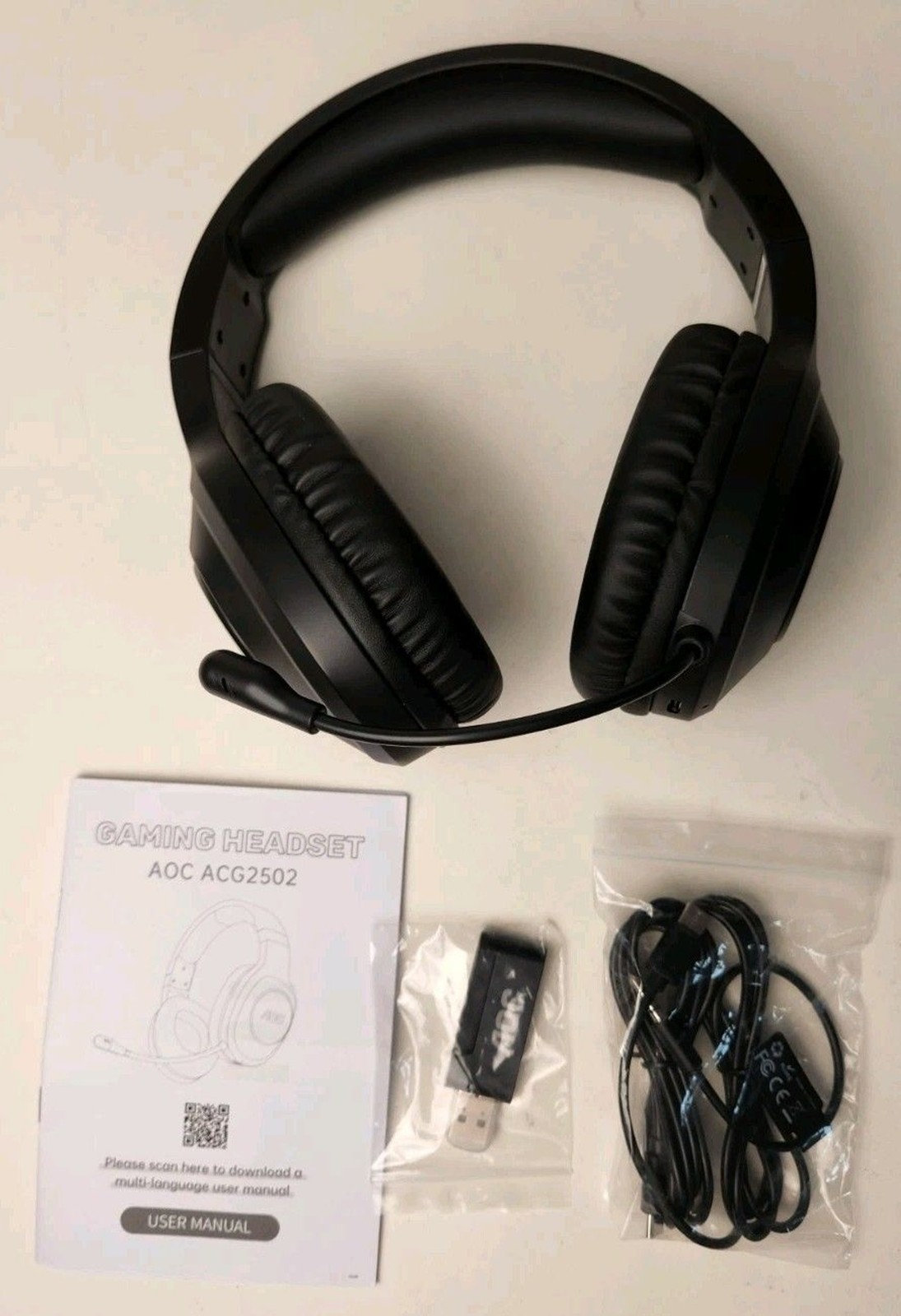 AOC Wireless Over The Ear Gaming Headset ACG2502
