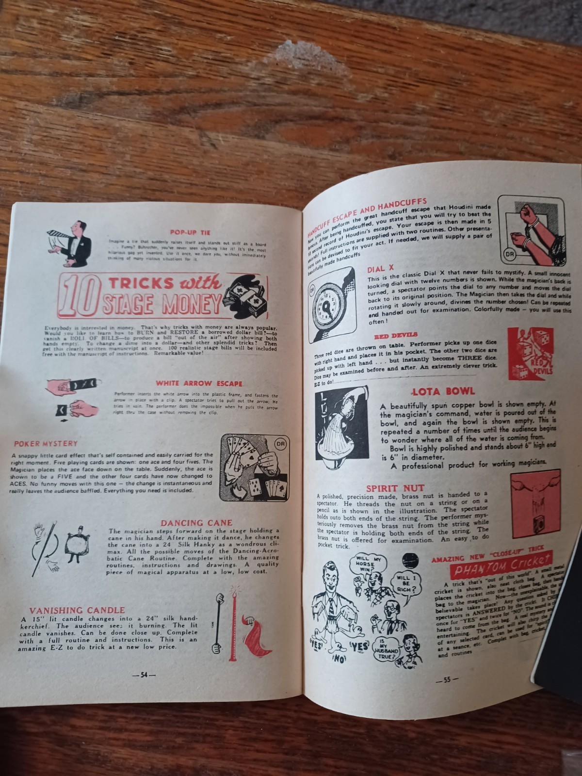 Vintage Magic Booklets and Tricks