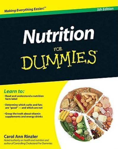 Nutrition For Dummies - Paperback By Rinzler, Carol Ann - GOOD