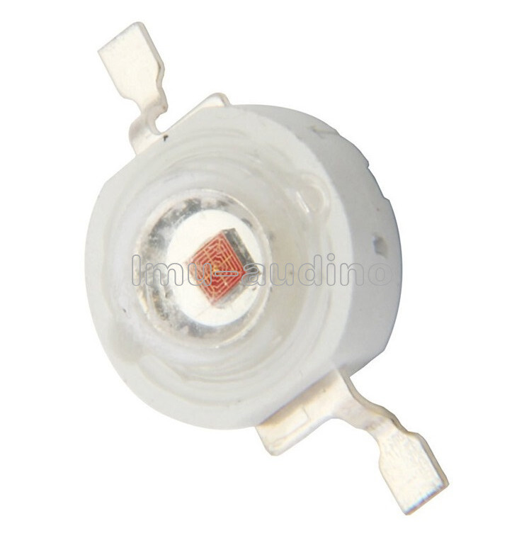 10pcs 1W red LED chip high power LED beads 50LM red