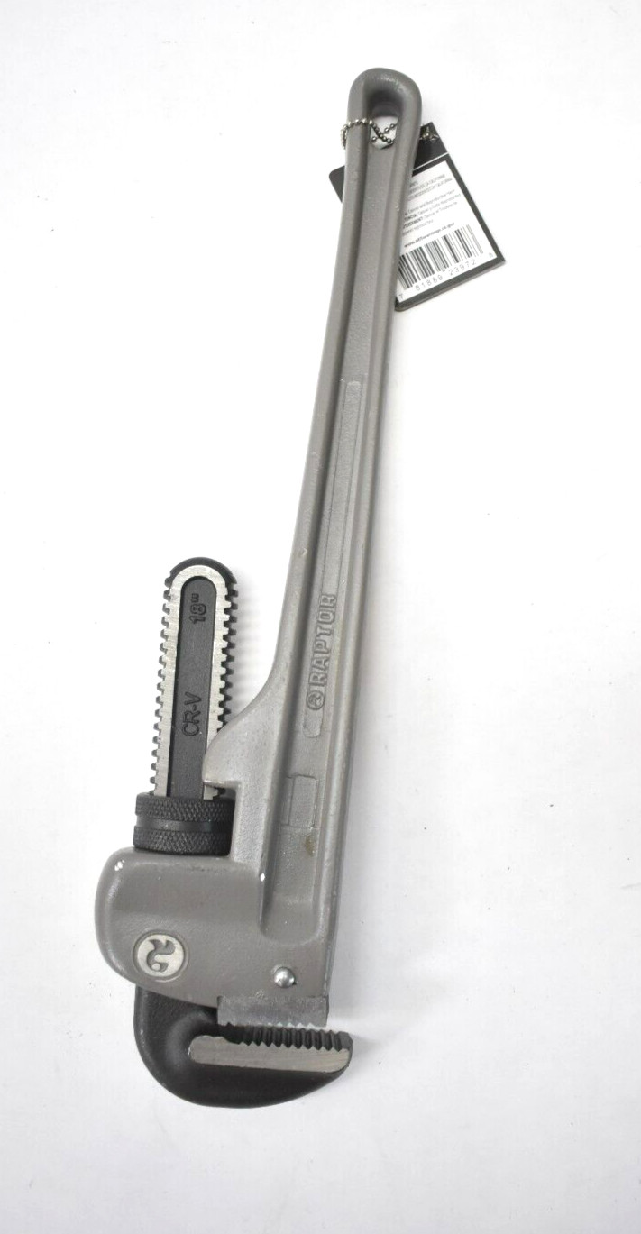 Raptor Tools Cast Aluminum Pipe Wrench 18" RAP11418 Genuine OEM Unit Tool