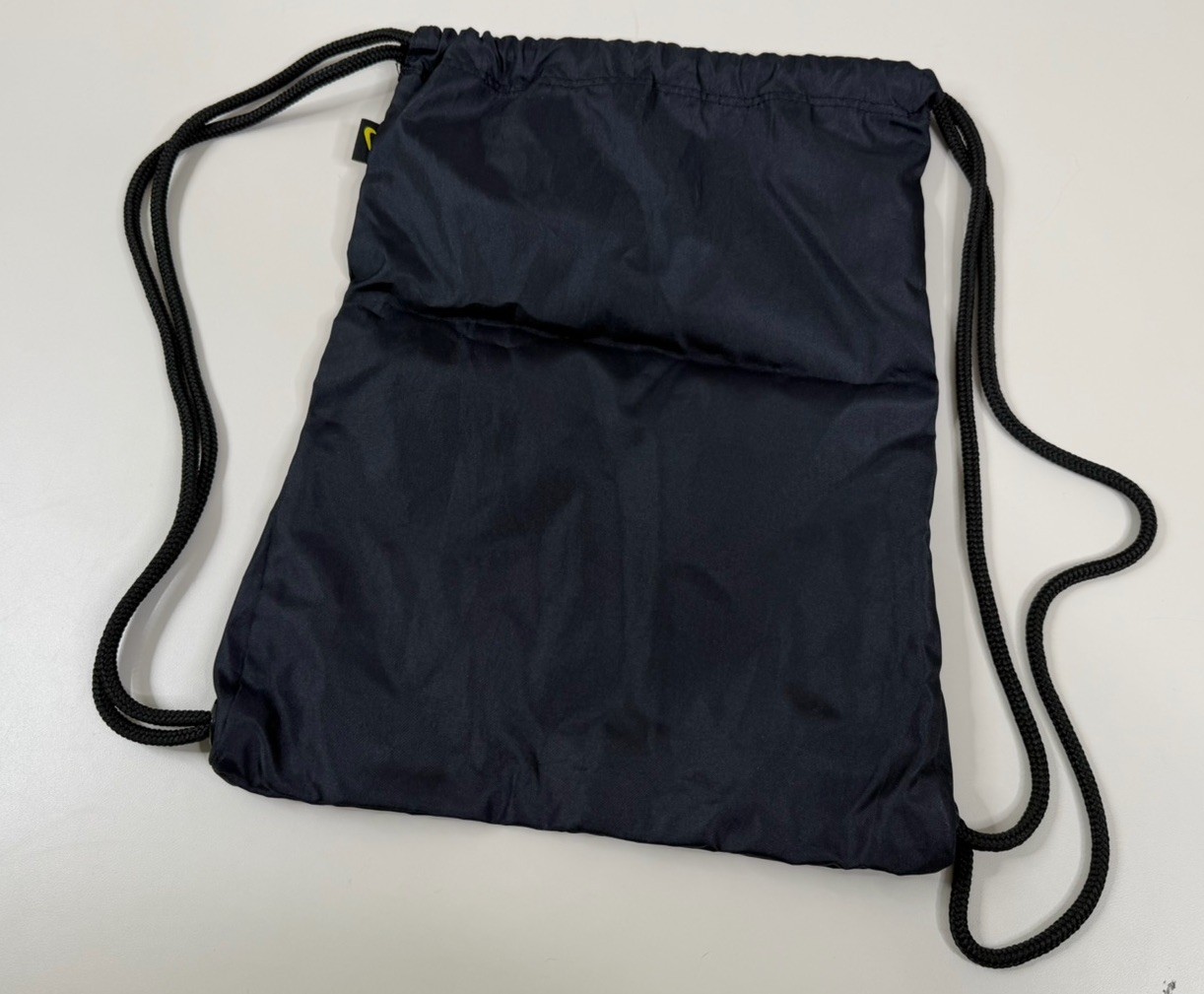 Nike Bag Drawstring Unisex 12x16 Cinch AF1 Just do it Sneaker Appears Unused EUC