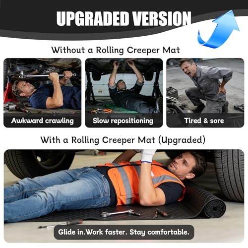 60"x28" Magic Rolling Creeper Mat—Long Clearance—High Clearance
