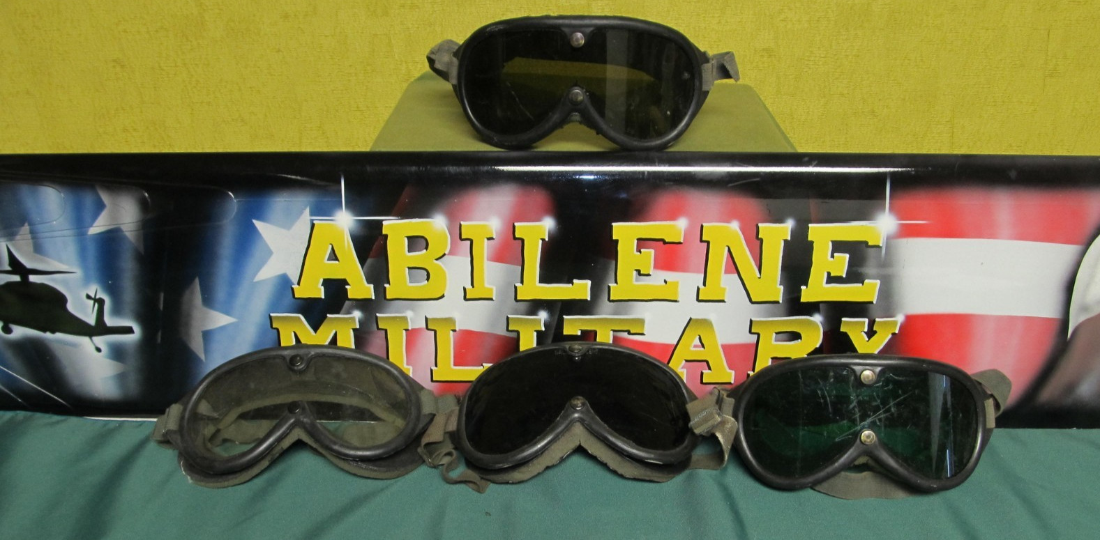 US Army SUN WIND DUST Goggles Ballistic Safety VERY GOOD / Fair OR Poor