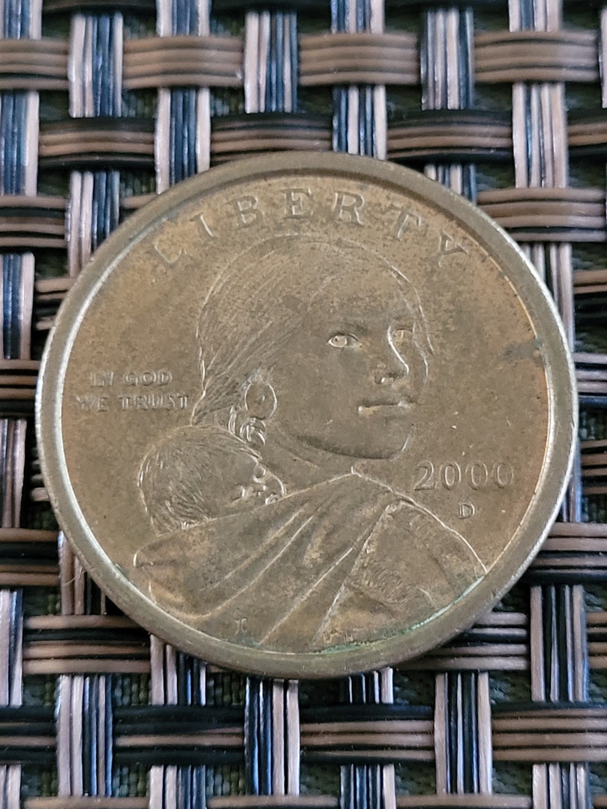 2000-D Sacagawea Golden Dollar Coin Circulated