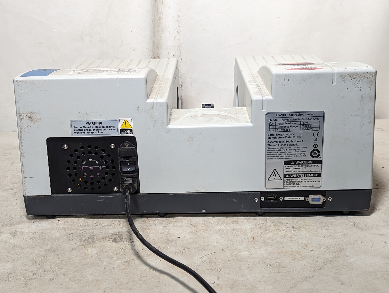 Thermo Scientific Evolution Array UV-Visible Spectrophotometer