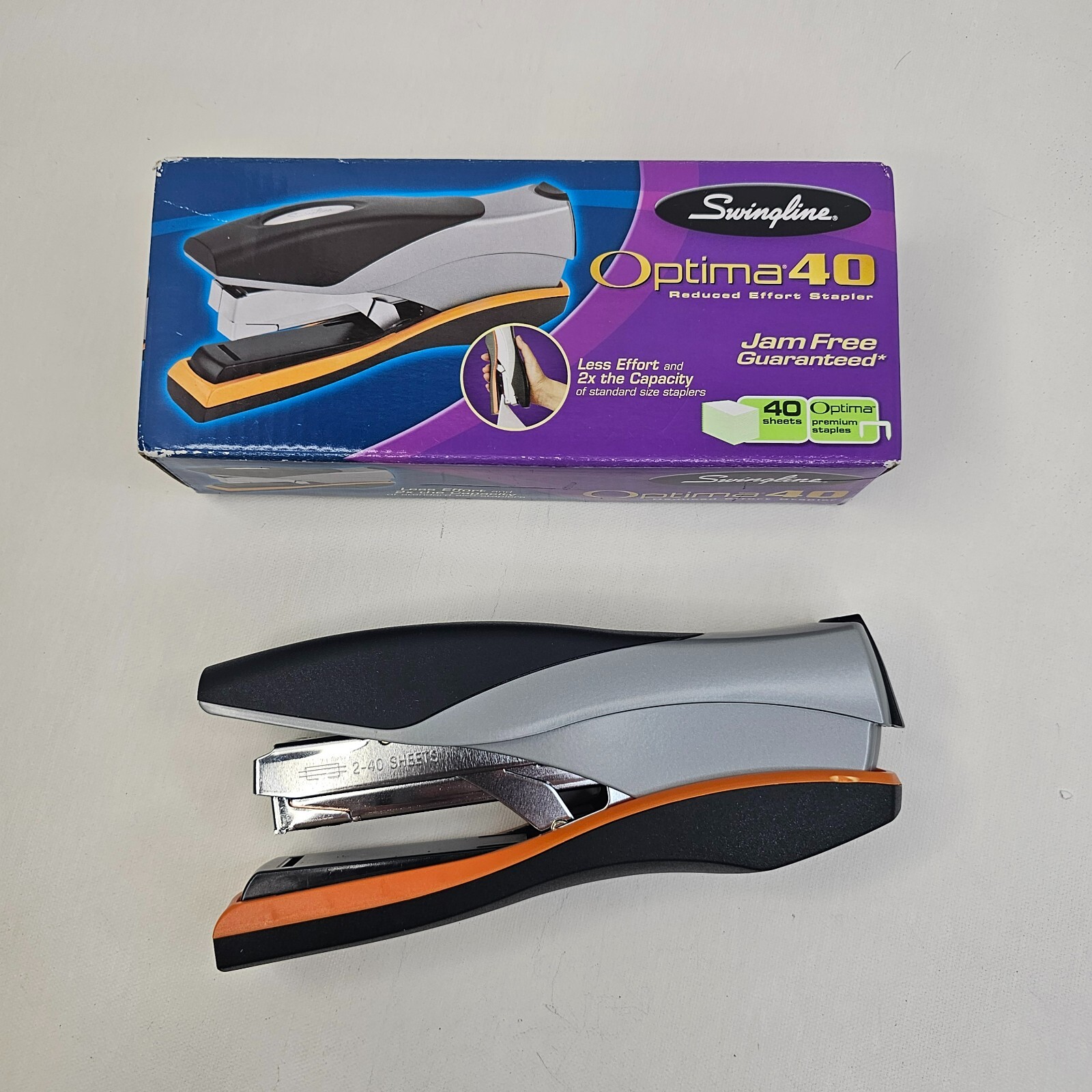 Swingline Optima 40 Desk Stapler Premium Reduce Effort
