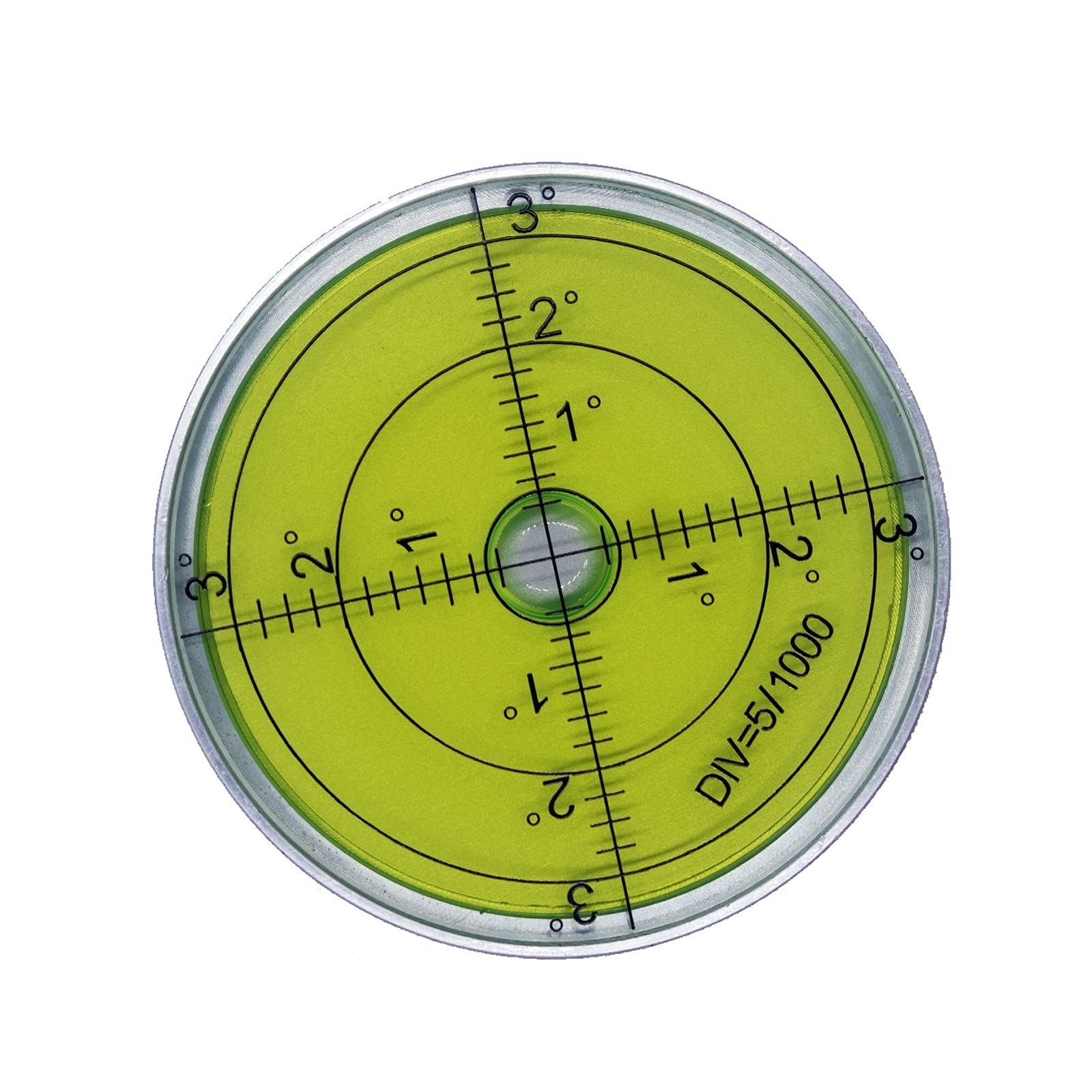 Aluminium High Precision Horizontal Leveler Bubble Level Tool Circle Round 2....