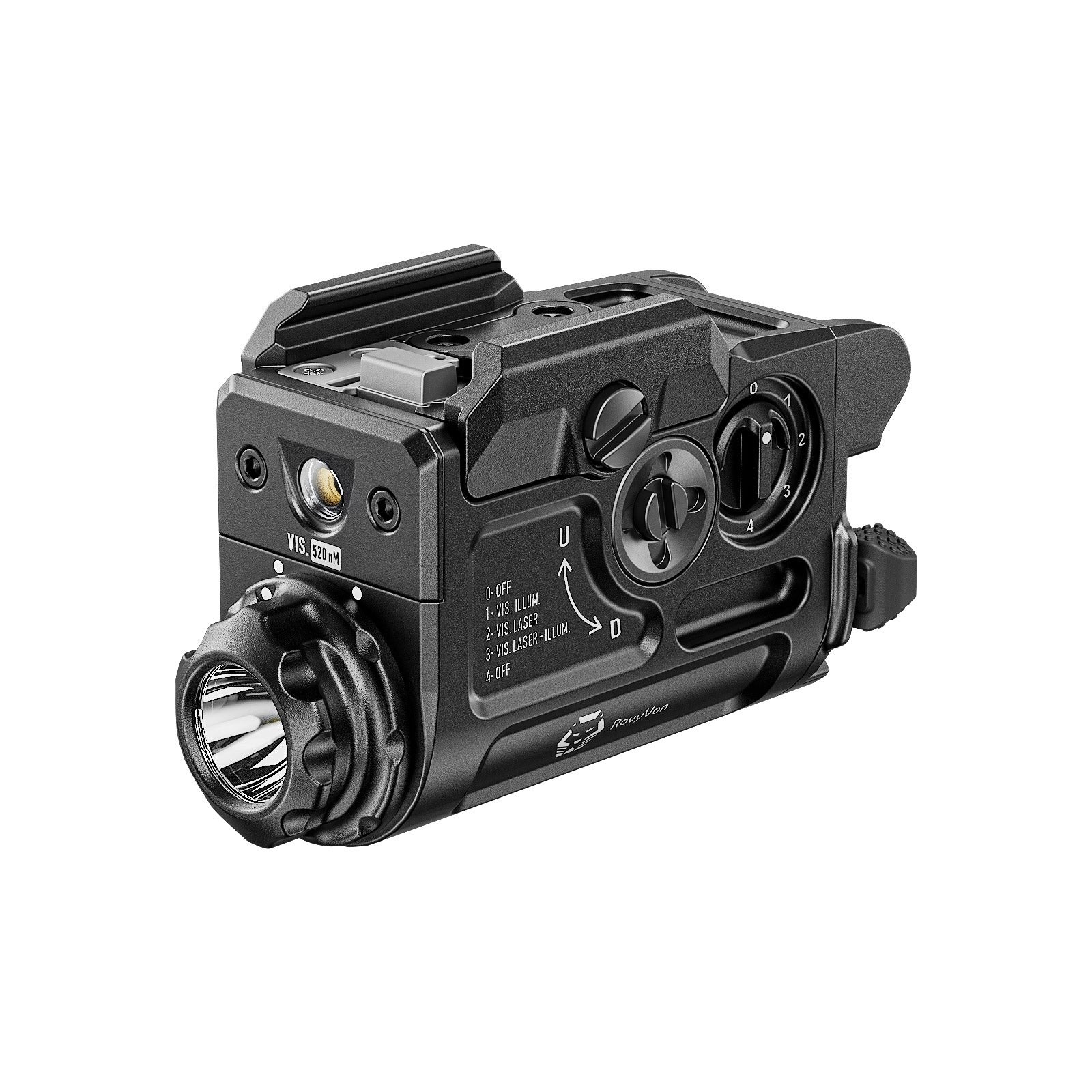 RovyVon GL2 Compact Tactical Pistol Light & Laser, GL2 IR