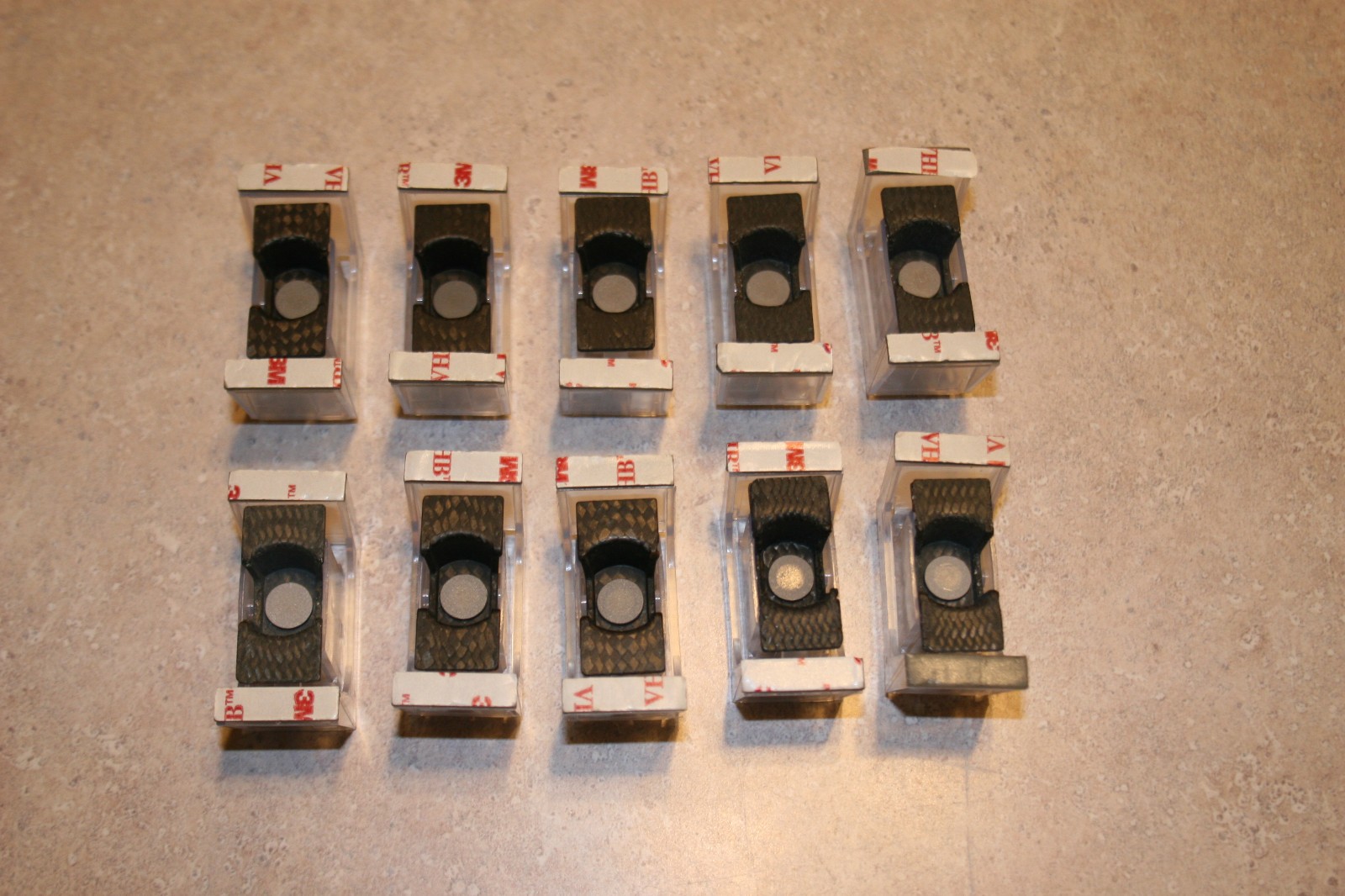 10ea Click Bond Cable Tie Mounts/Standoffs