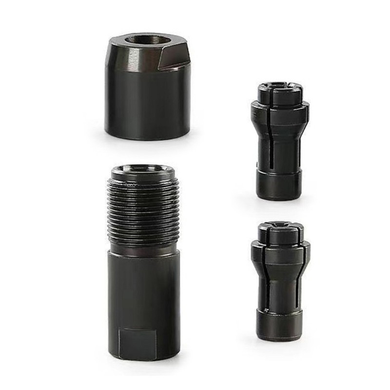 Angled Grinder Conversion Kit Featuring 3mm and 6mm Collets for 5/8-11 Threaded