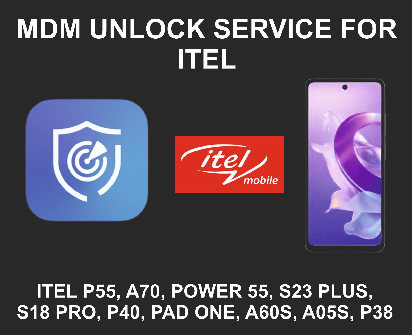 Itel Unlock, Mgt Device, All Models, Itel P55, A70, S23 Plus, S18, Power 55,