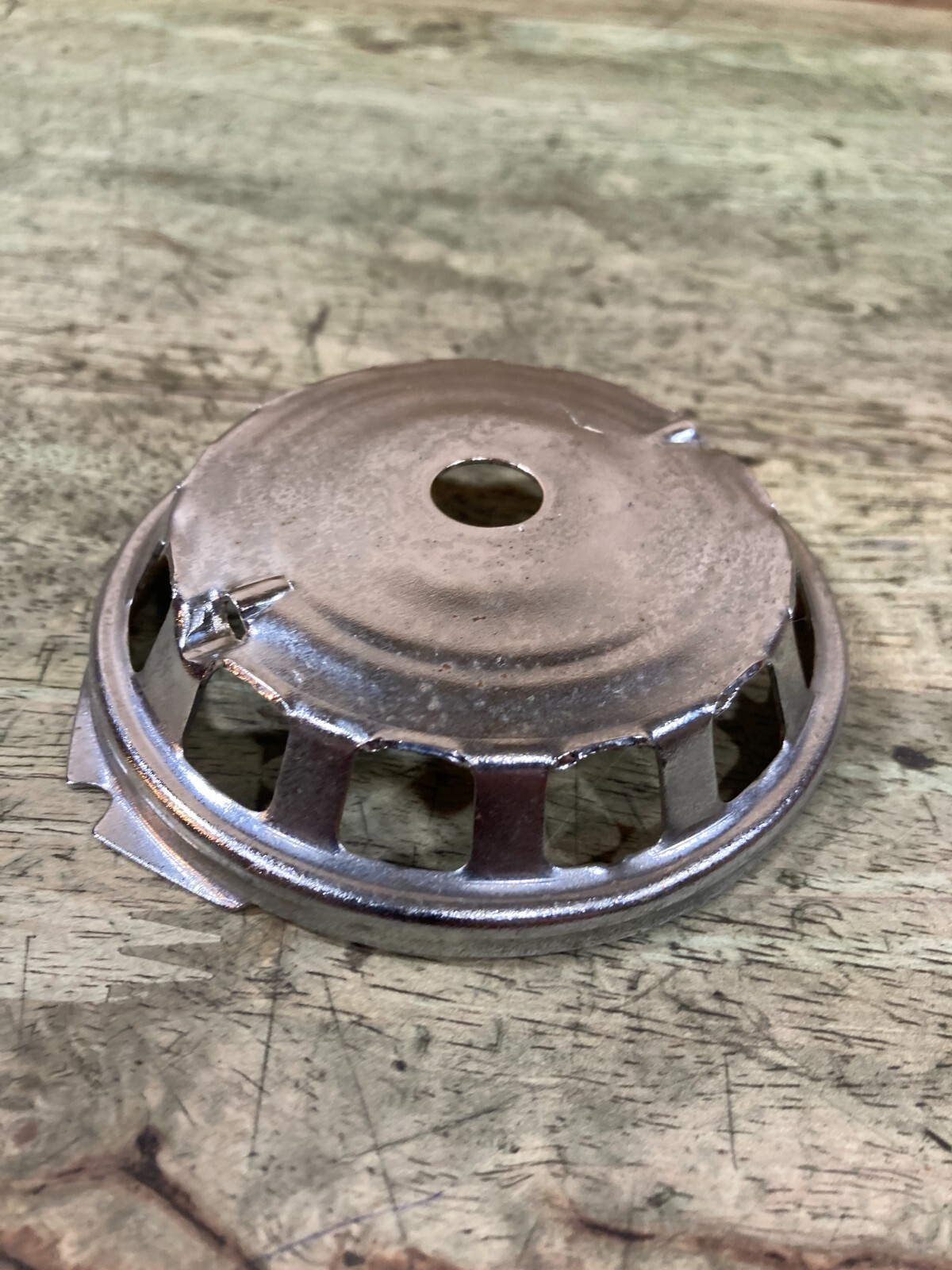 AFC Camp Master Lantern 1035 - Globe Rest - Rust inside