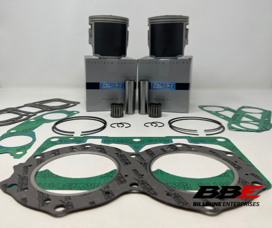 ‘94-‘97 Yamaha Wave Raider 700 .25mm O/S 81.25mm Top End Kit Pistons Gaskets 62T