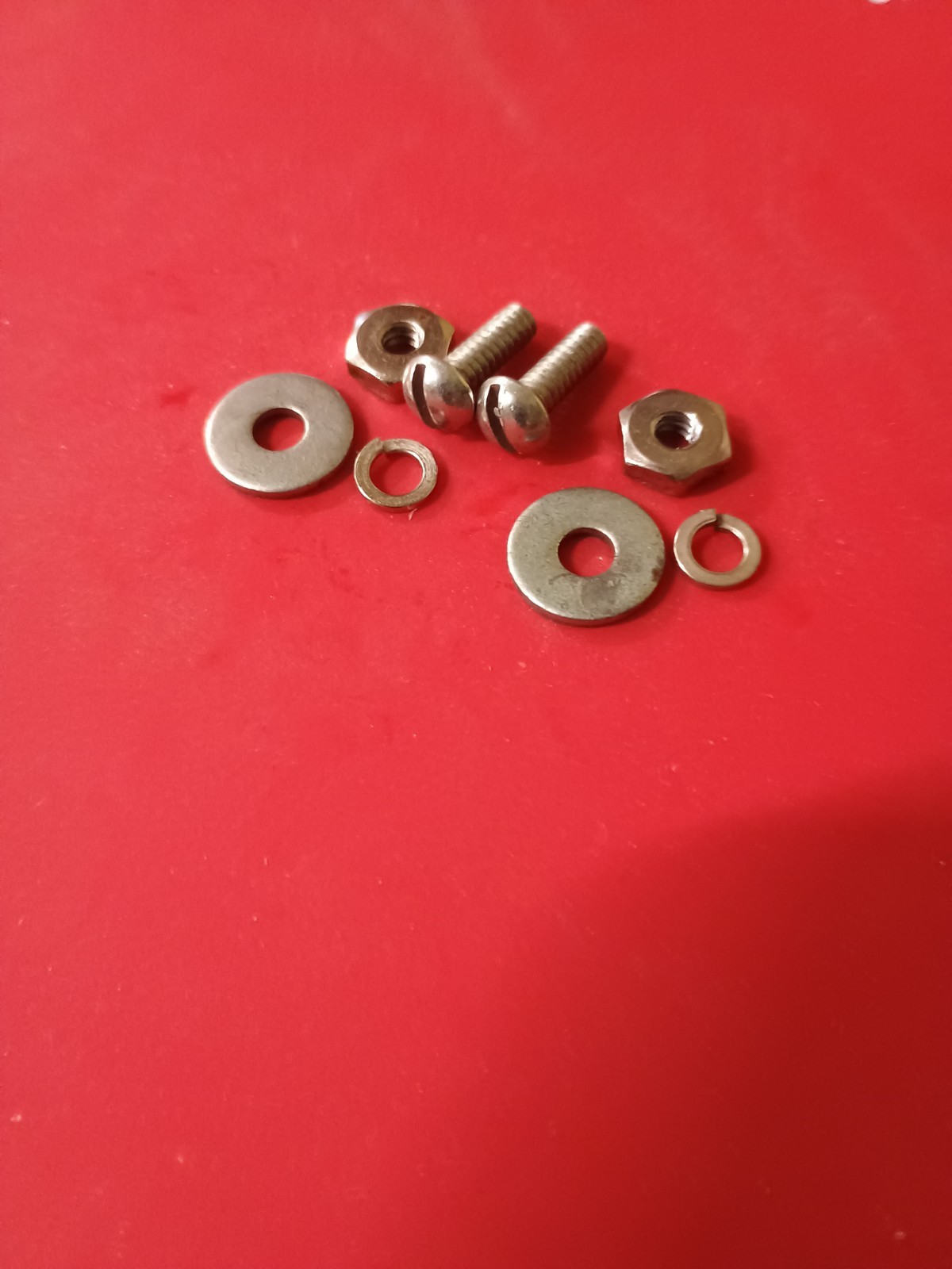 (2) VINTAGE LUDWIG BOLT/SCREW ASSEMBLY SNARE DRUM STRAINER MUFFLER BUTT END-MINT