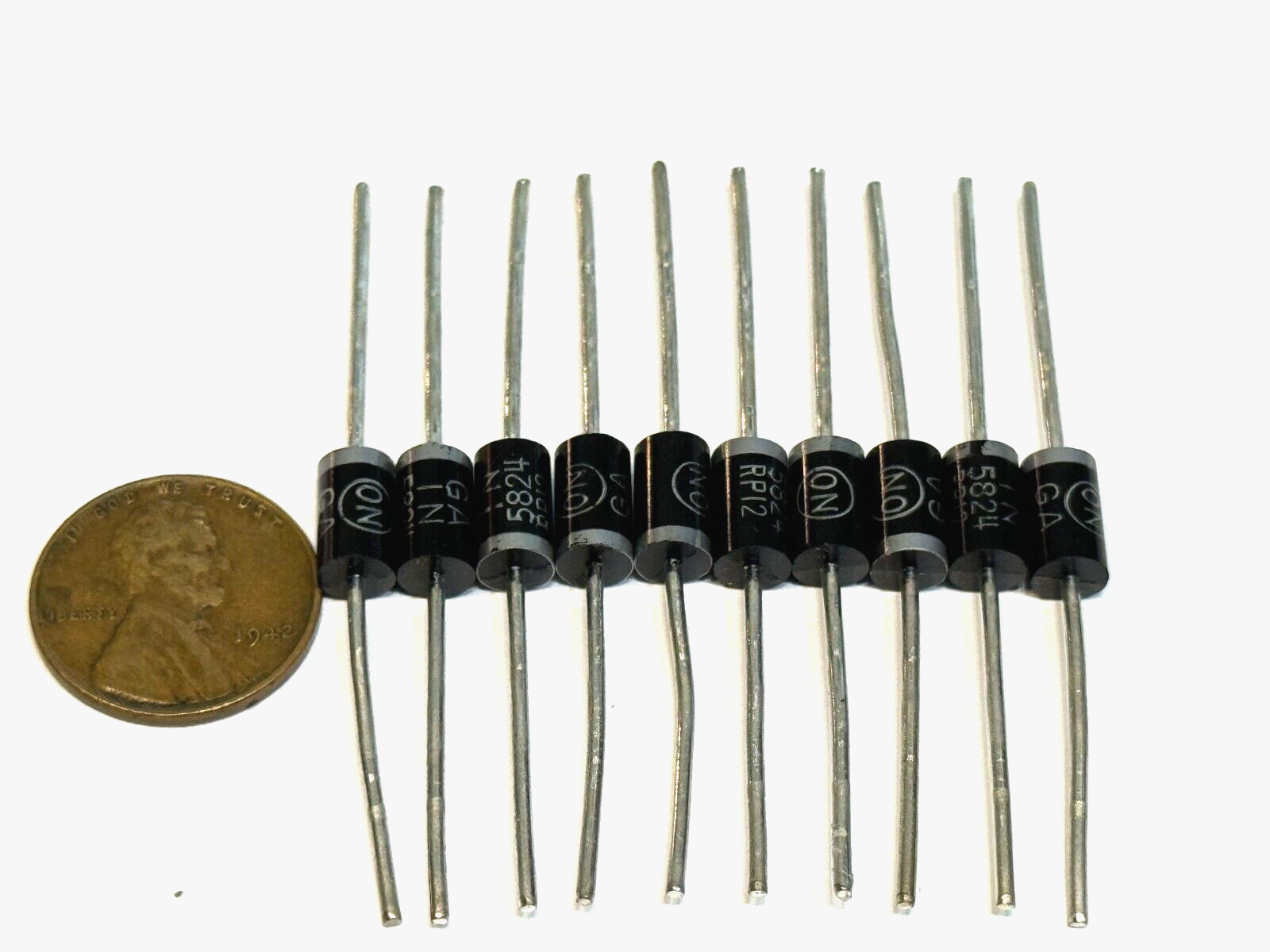 25 Pieces 1N5824 IN5824 Schottky Rectifier Diode 5A 30V DO-27 E73