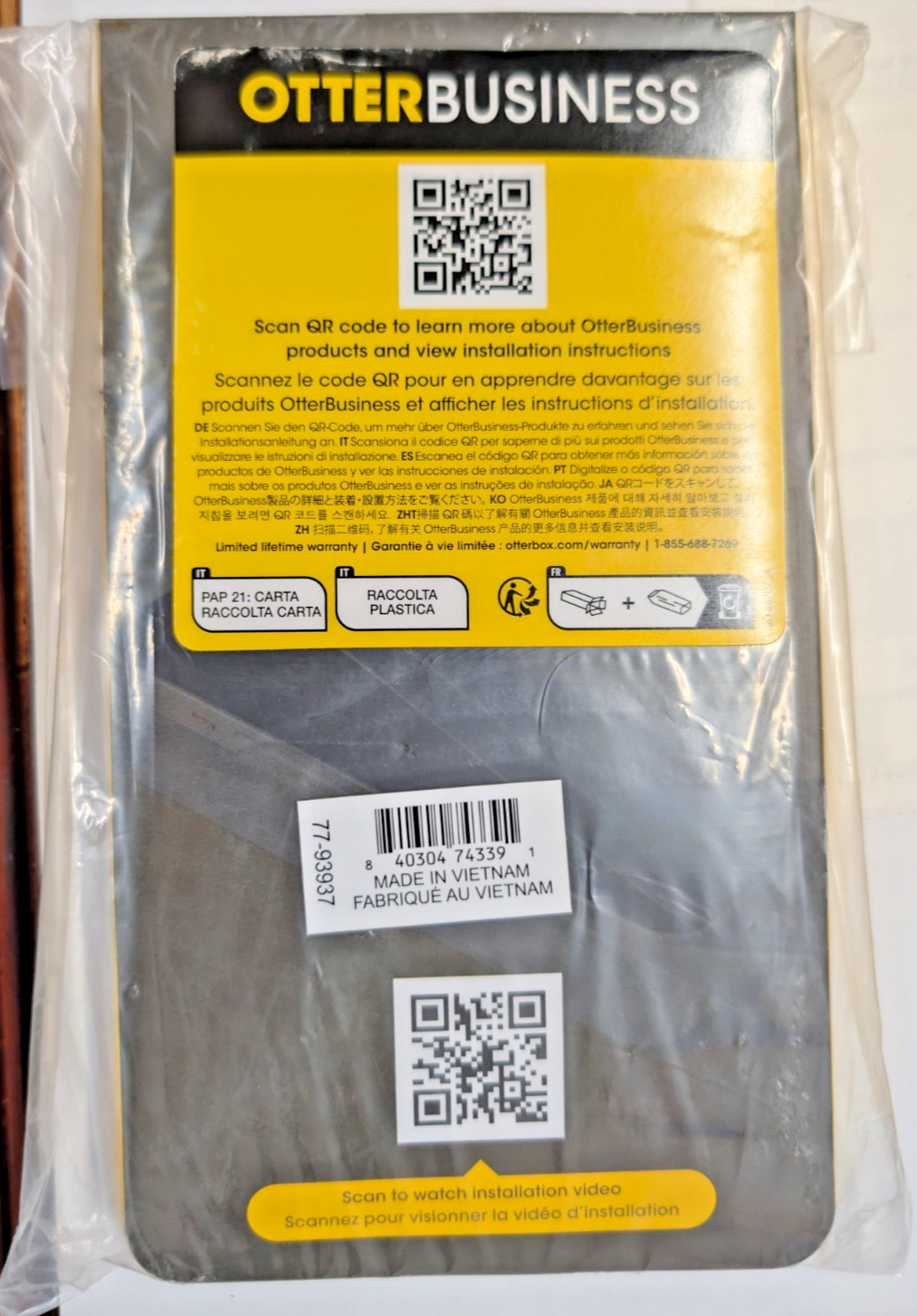 OtterBox iPhone 15 Glass Screen Protector, Flawless Touch Response, Fingerprint