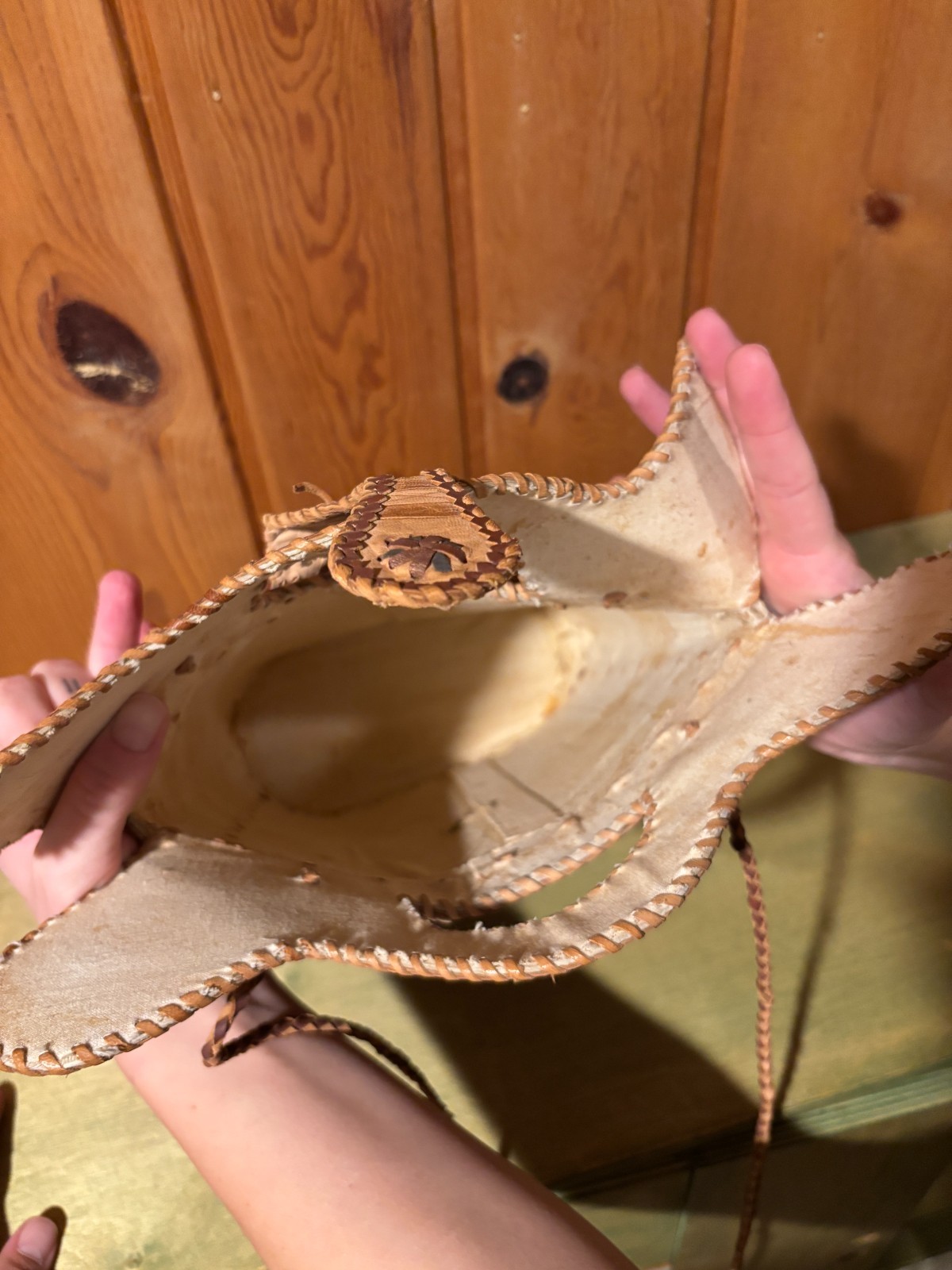 ANIMAL HIDE PURSE