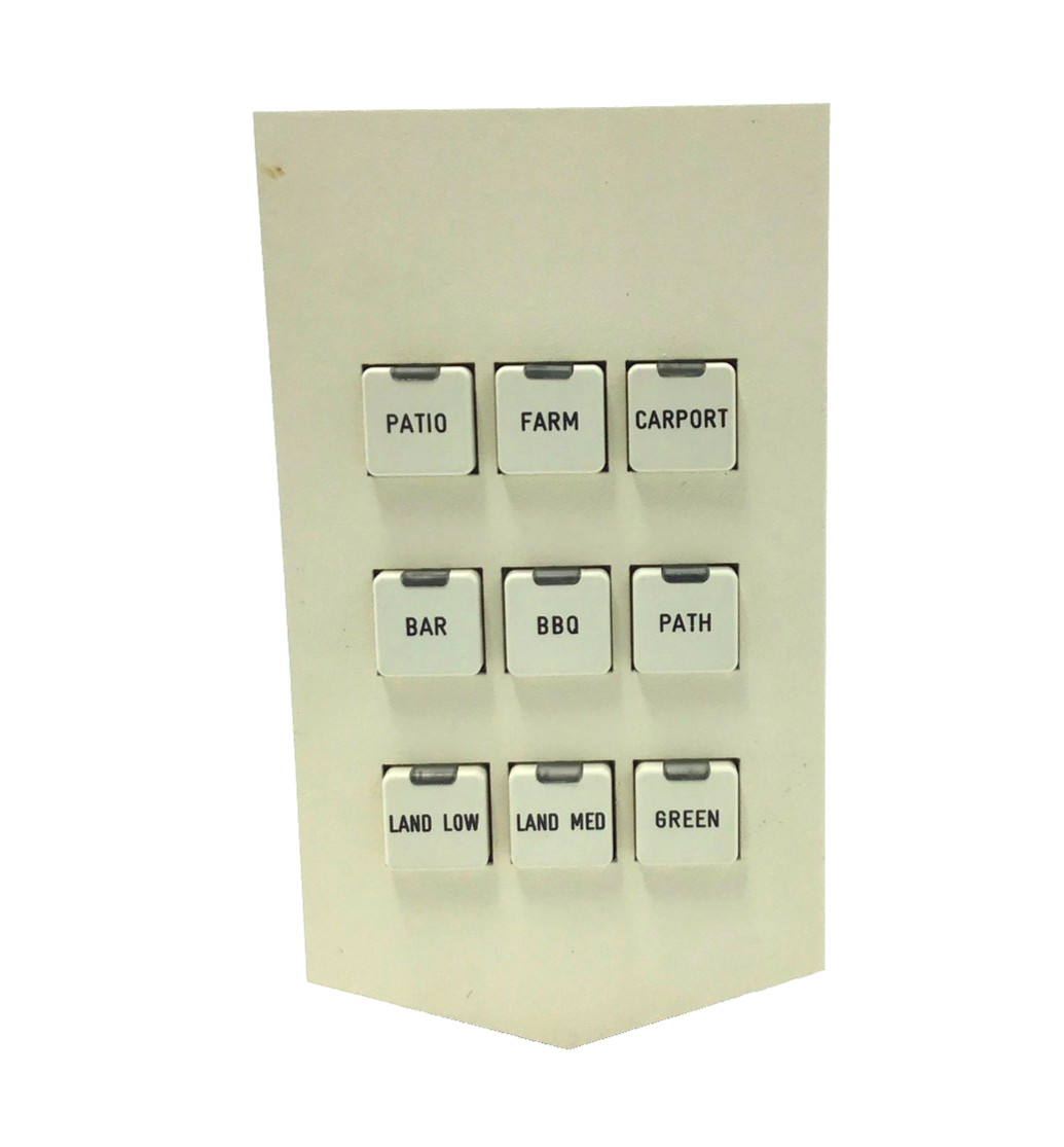 LiteTouch/Savant 9-Button Metropolitan Keypad (Light Almond) *MODIFIED*