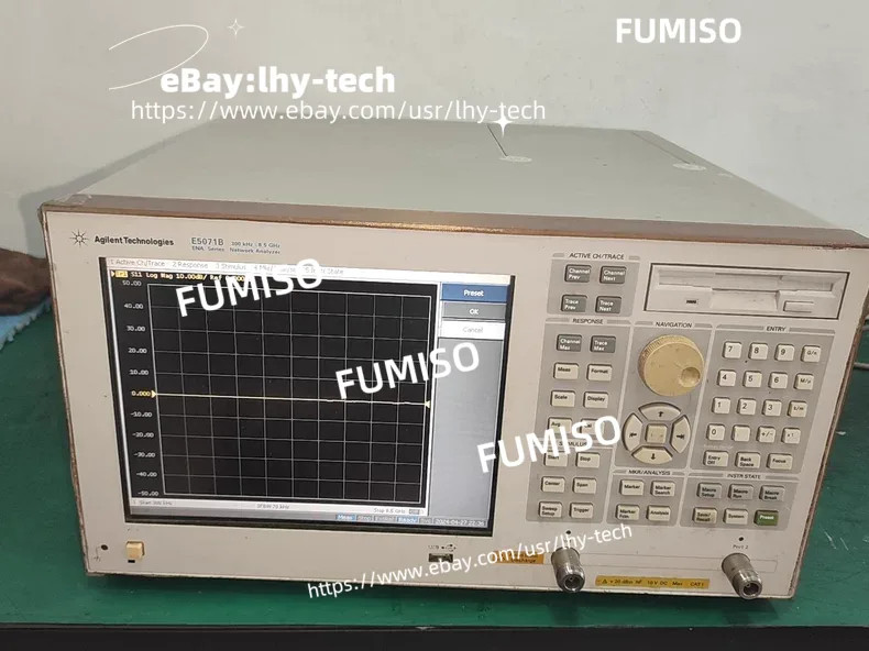 1 Pcs Agilent E5071B ENA RF Network Analyzer 300 kHz-8.5 GHz, working/ytd
