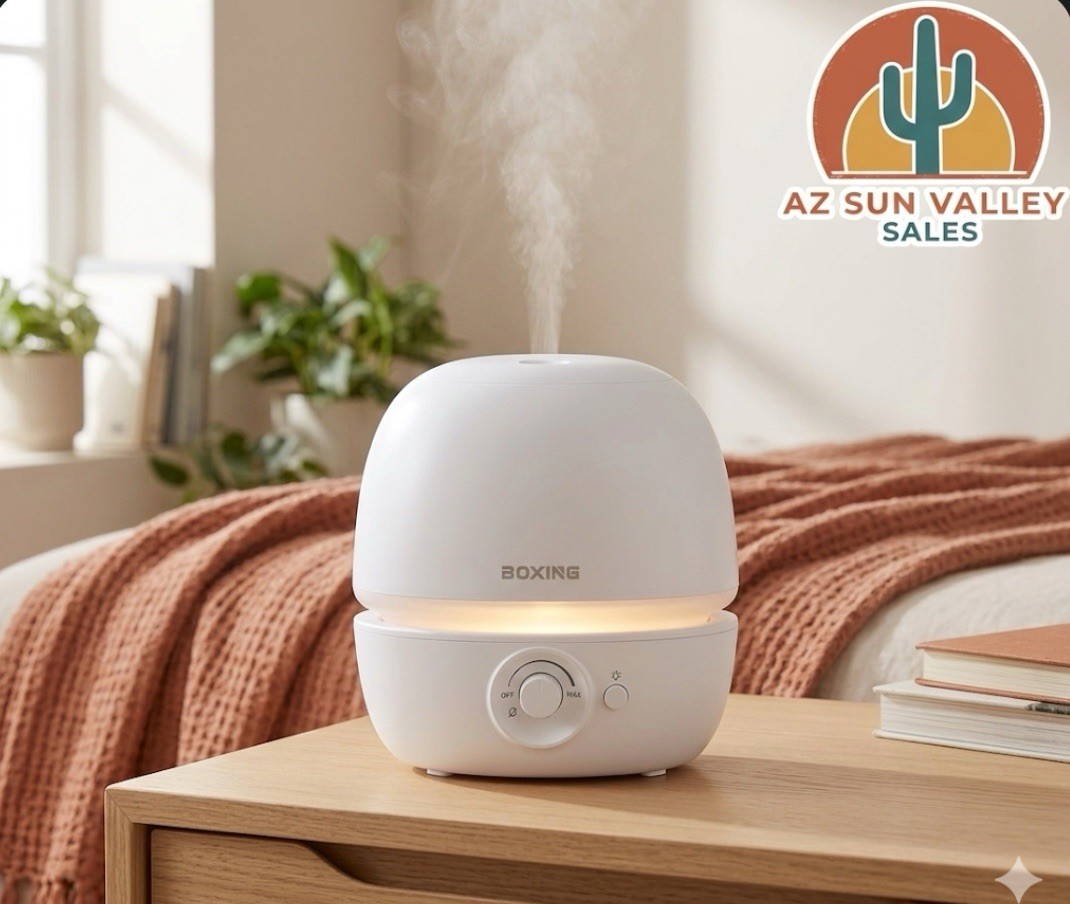 Boxing 3L Ultrasonic Humidifier Dial Control Auto Shut Off Aromatherapy Quiet