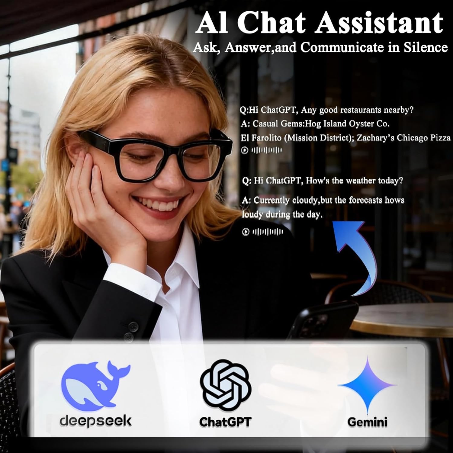 Multilingual AI Smart Glasses with 164 Languages Translation Features