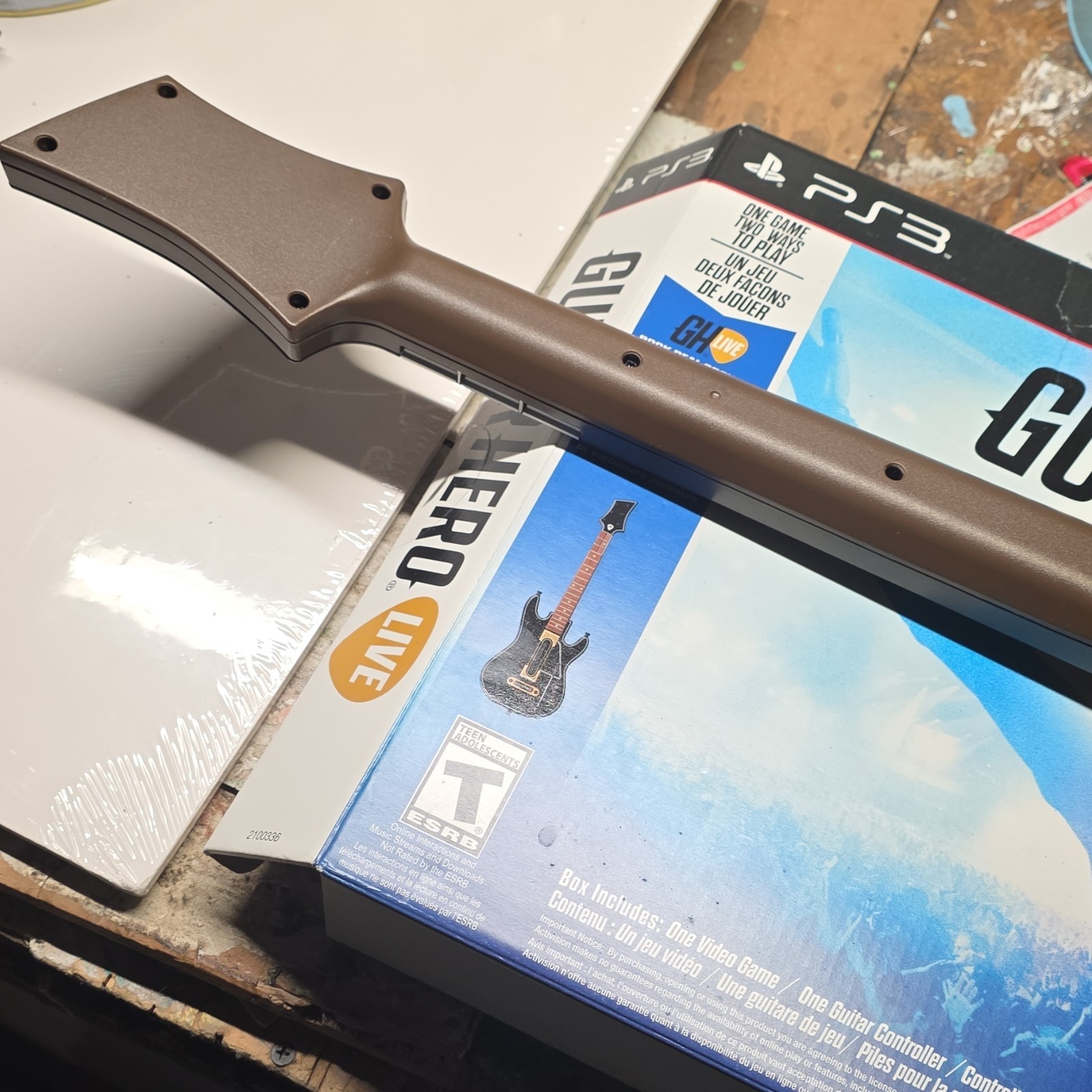 Activision FreeStyleGames Guitar Hero Live PS3 Wireless Guitar Controller Bundle