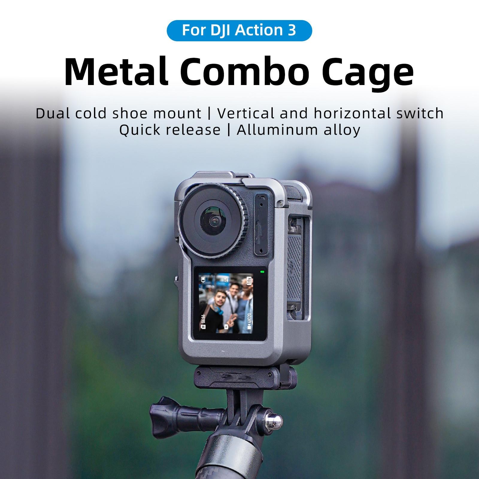 Aluminium Alloy Frame Protective Case Anti-Shock For DJI Osmo Action 3 Camera e