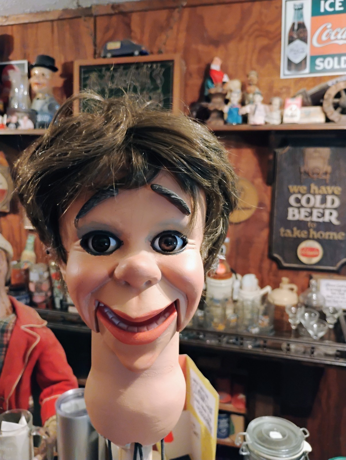 pro style ventriloquist dummy puppet doll figure