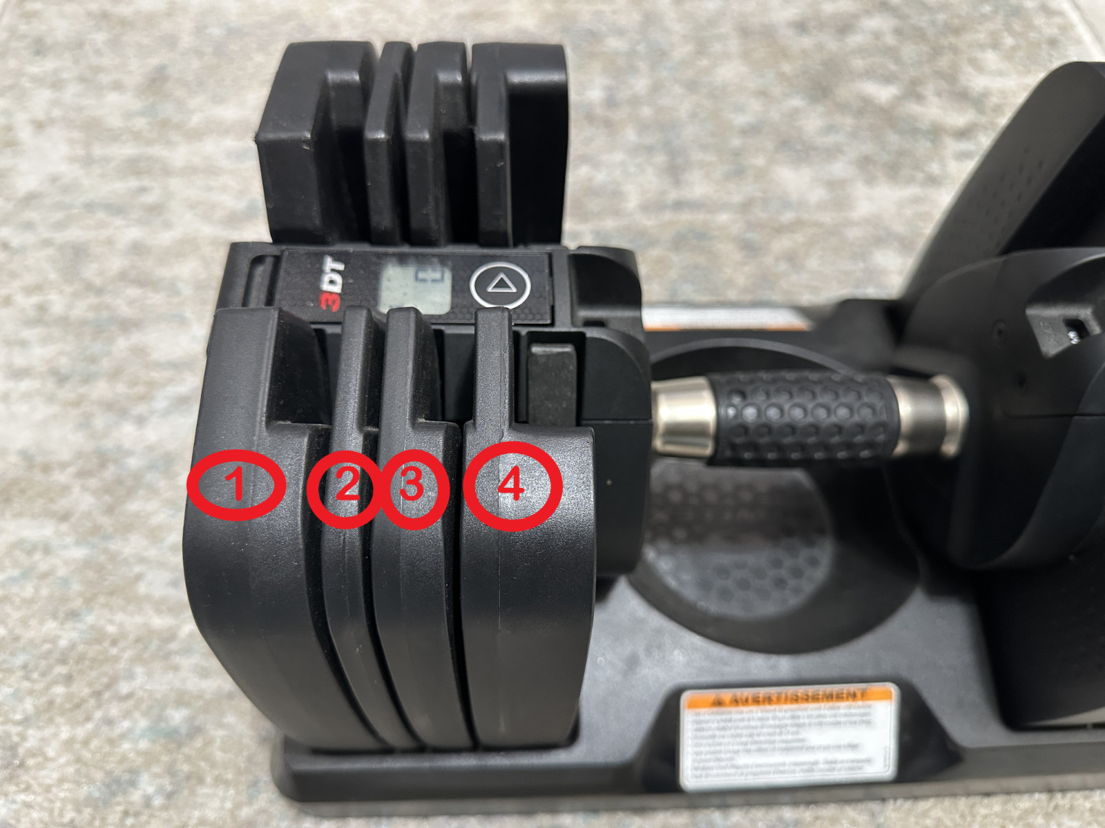 Bowflex 560 Dumbbell Replacement Weight Plate #2 (Next to Outer) 2lbs 8oz