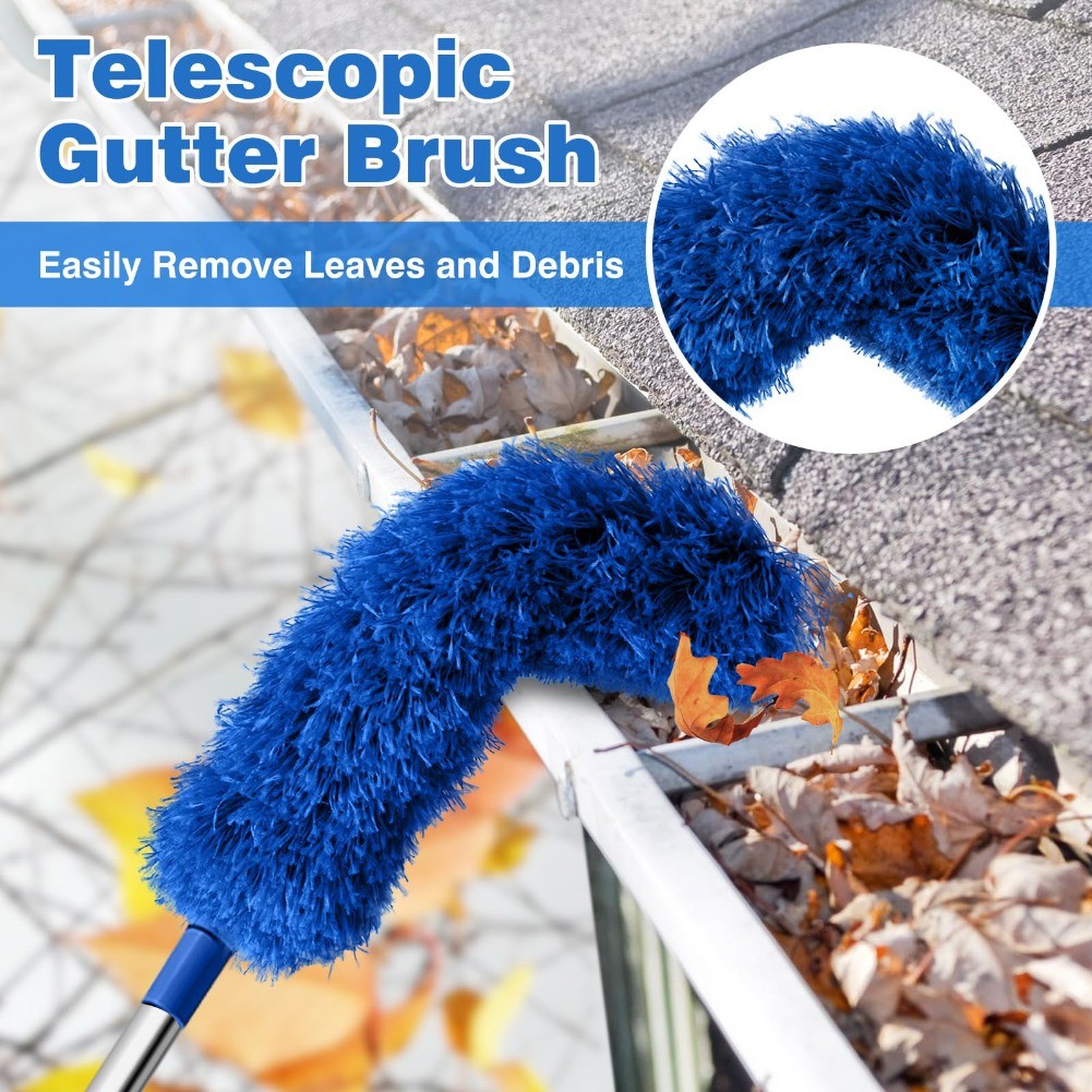 2X(Cobweb Duster with Extension Pole, Web Brush and Washable Ceiling2311