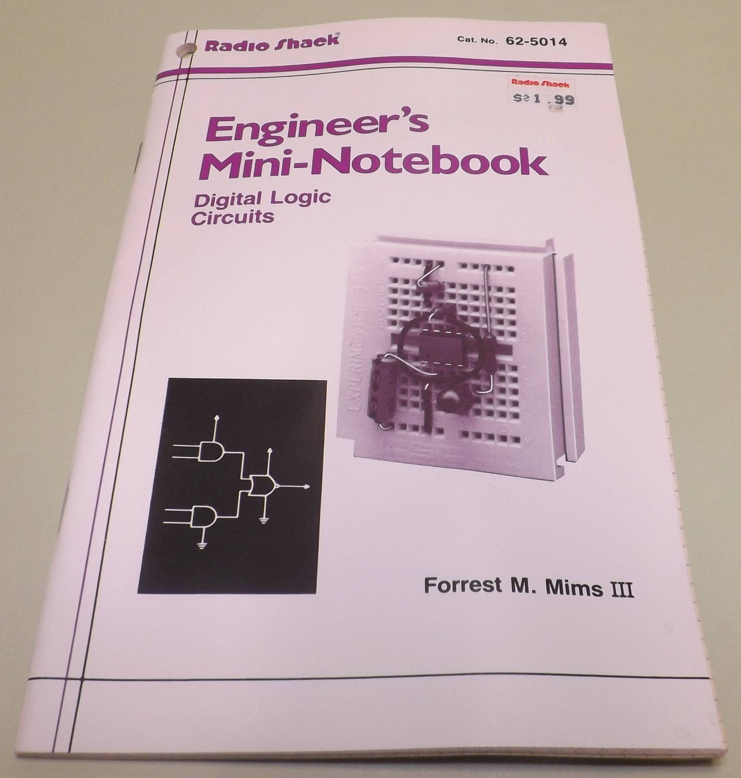 Vintage Radio Shack Engineer's Mini-Notebook DIGITAL LOGIC CIRCUITS 62-5014