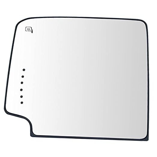 Left Driver Side Heated Towing Mirror Glass Replacement For Left (Driver Side)