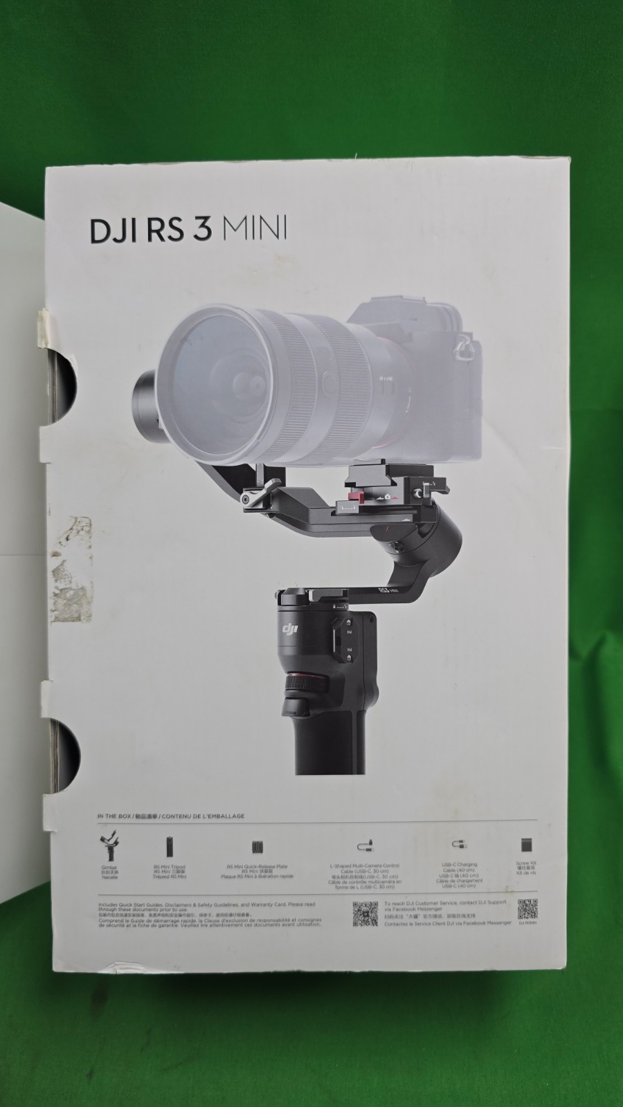 DJI RS 3 Mini 3-Axis Gimbal Stabilizer GIMBALL ONLY - TESTED (E15)