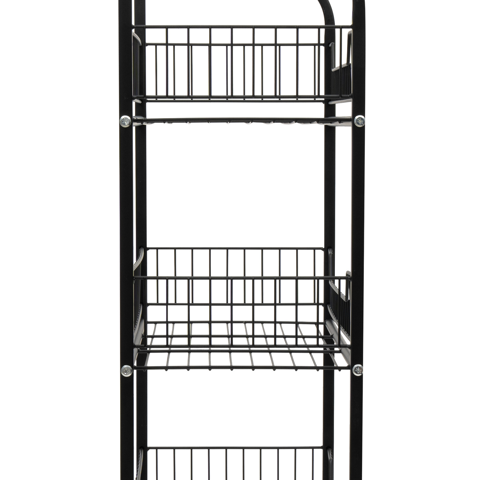 4 Tier Retail Display Rack Snack Candy Display Organizer Stand With 10 Hooks