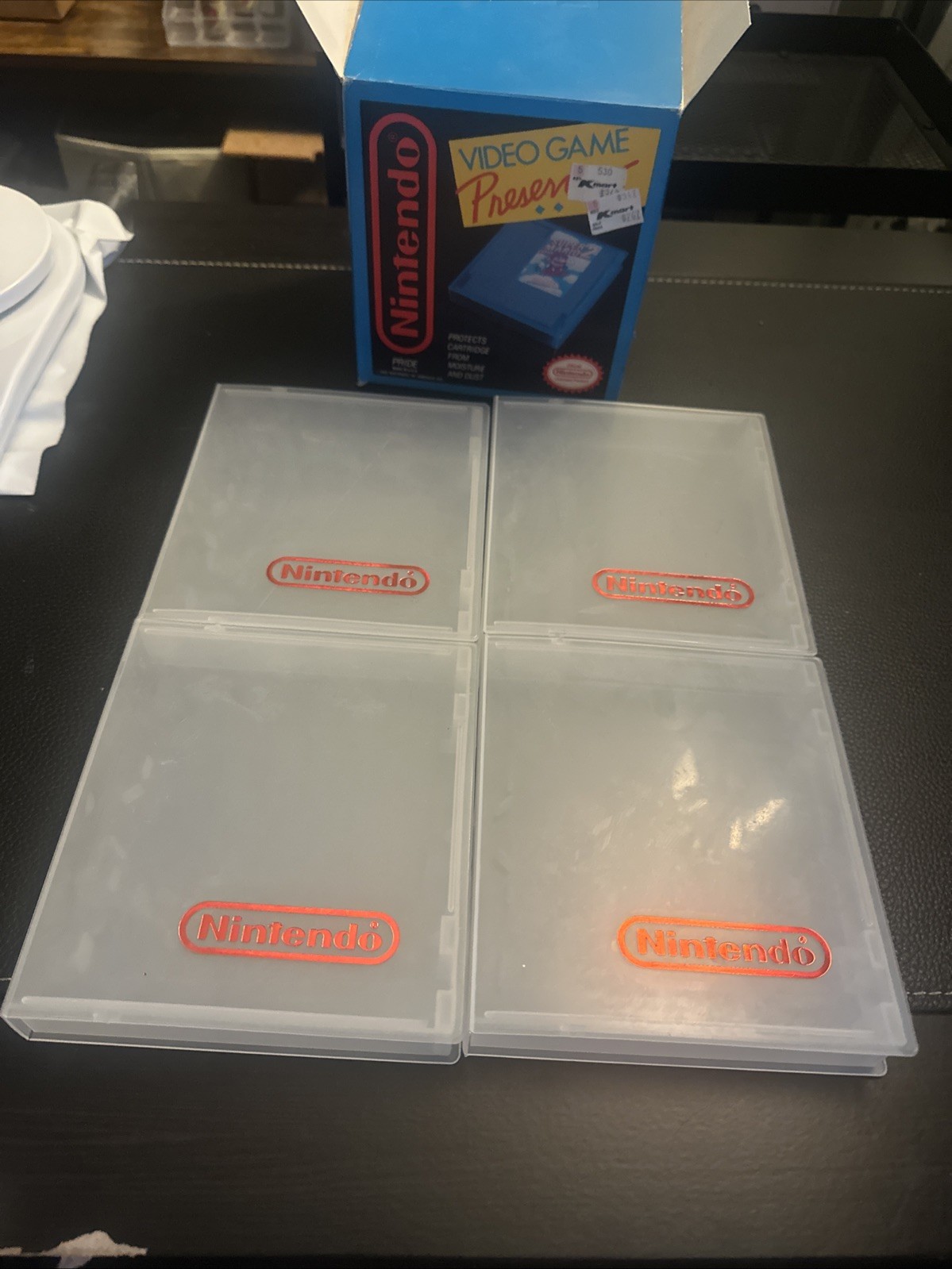 Nintendo Video Game Presents Clear Cartridge Protectors