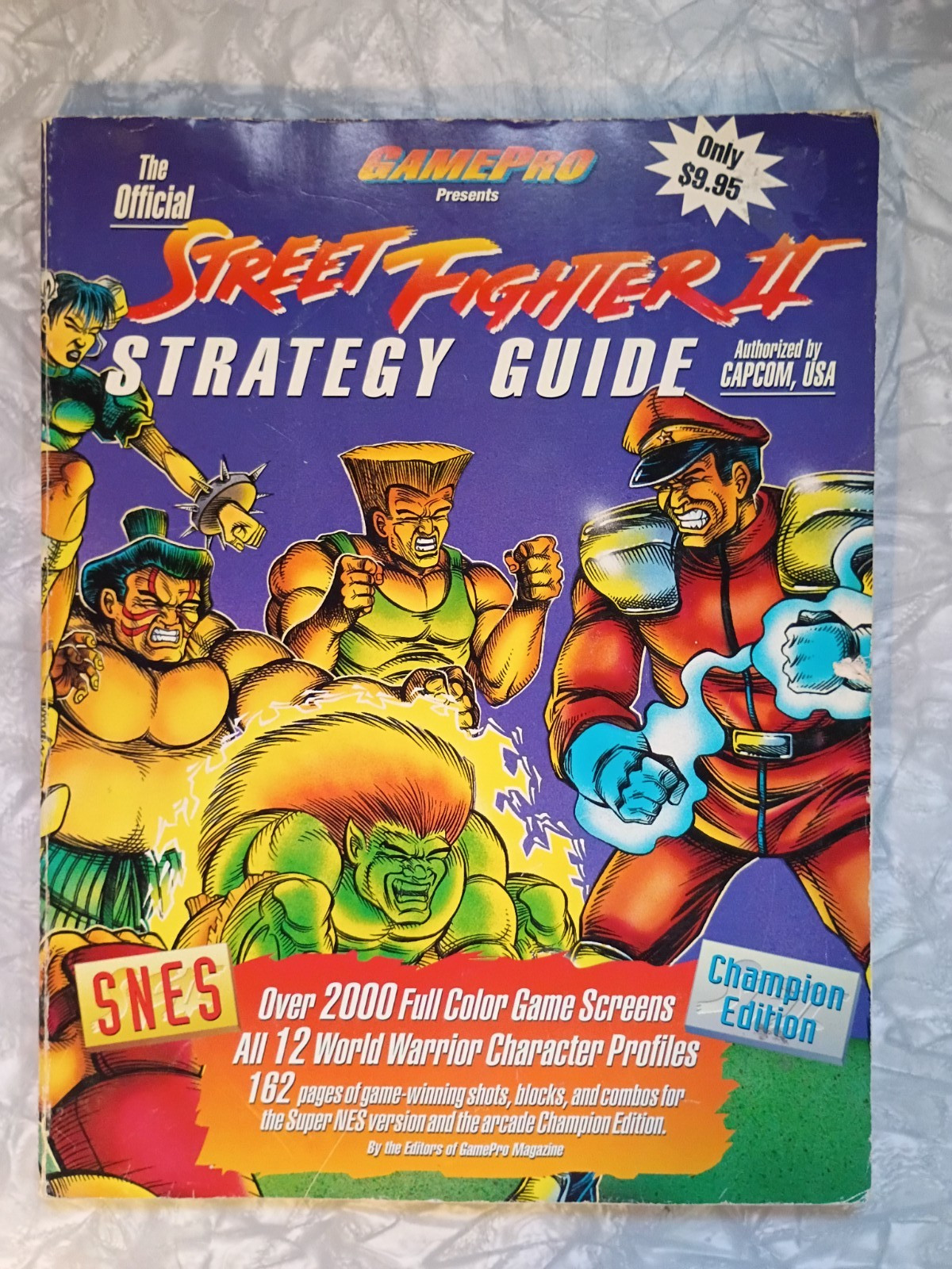 GamePro Official Street Fighter II Strategy SNES Champion Edition 1992