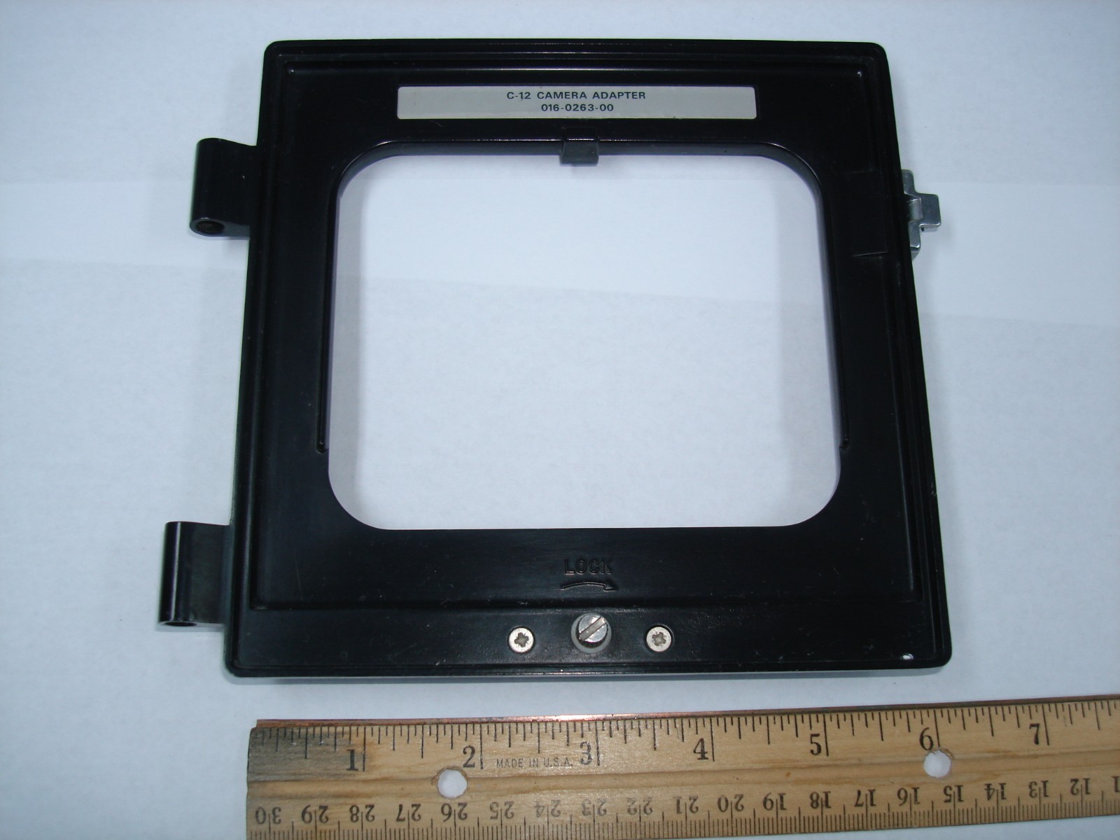 Vintage Tektronix C-12 Oscilloscope Camera Adapter 016-0263-00