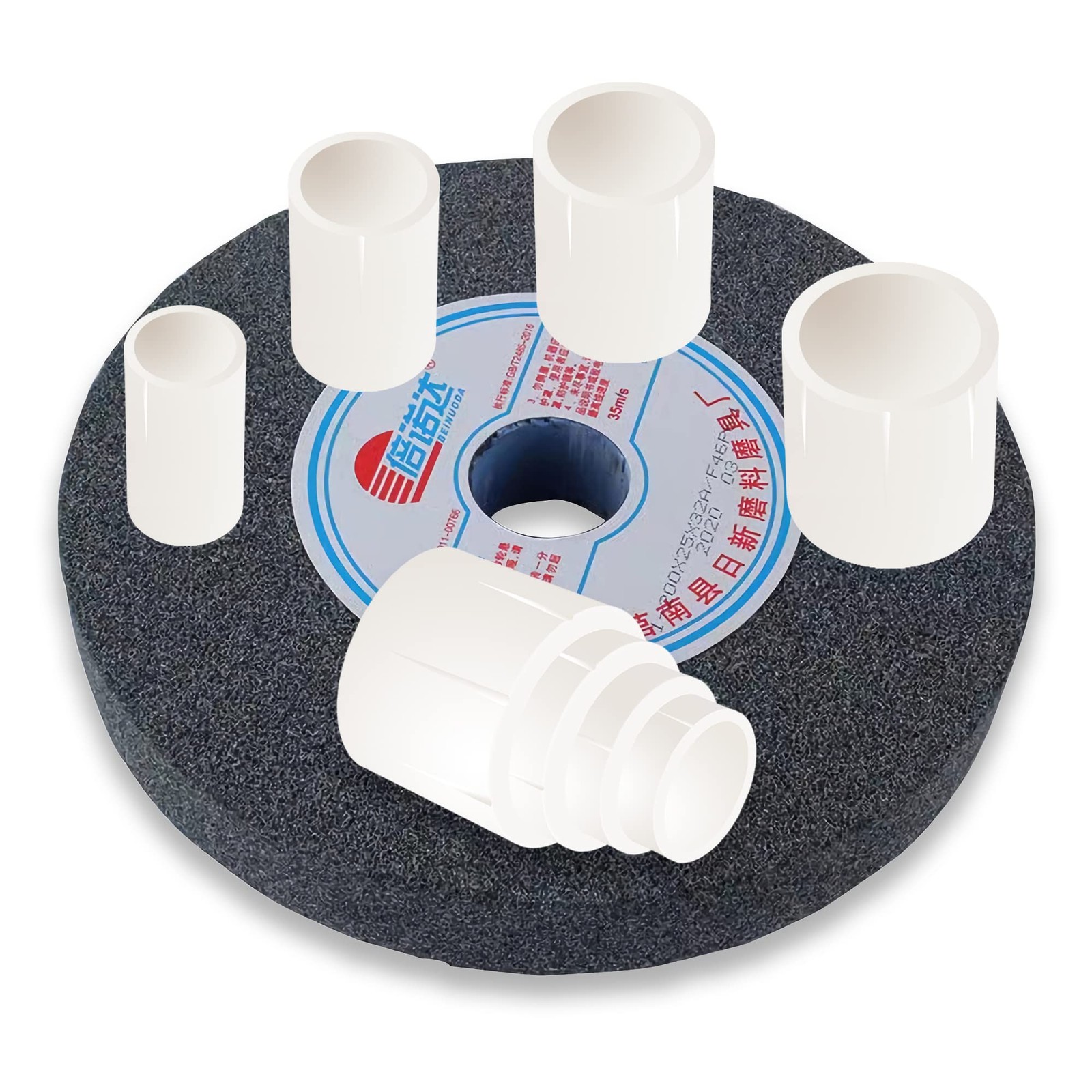 Reducing Bushing Adapters for Bench Grinding Wheels,8 PCS,2 Sets