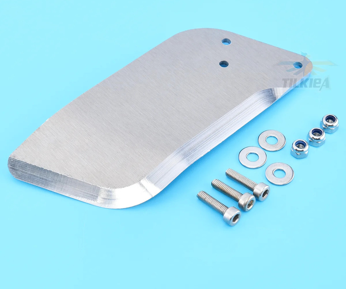 Aluminum Alloy Single Turn Fins High Precision Screw 41mmx80mm Gasoline Rc Boat