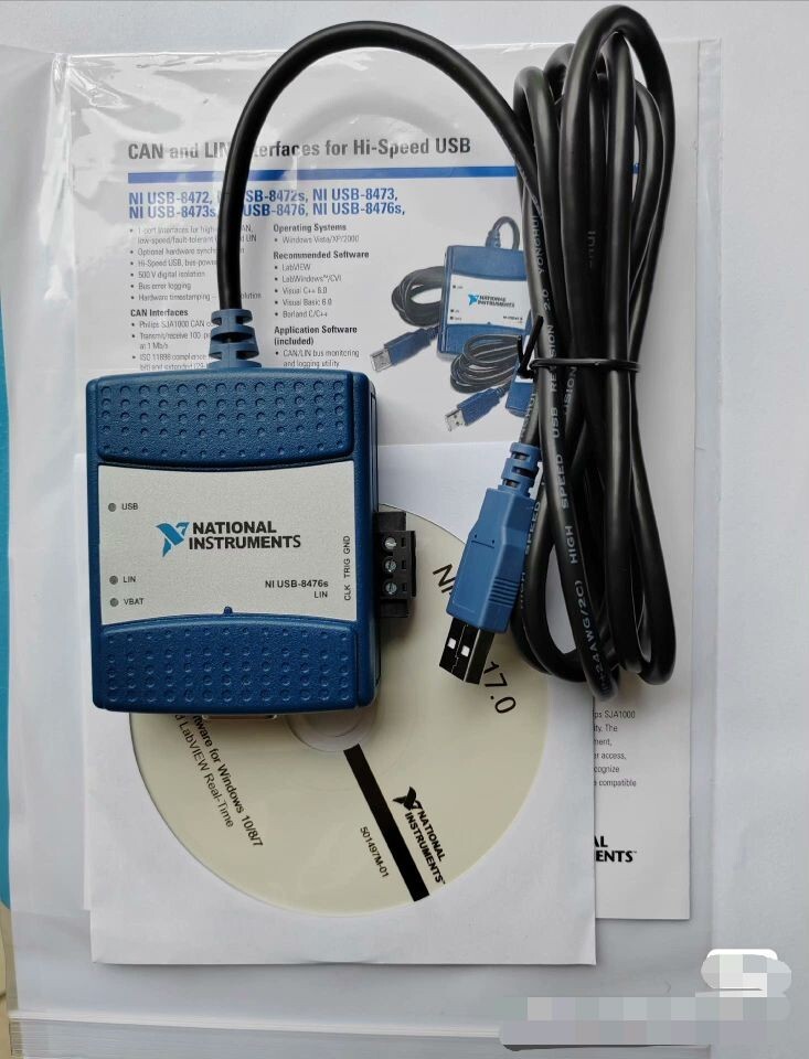 National Instruments NI USB-8476s 779794-01 LIN to USB interface NEW