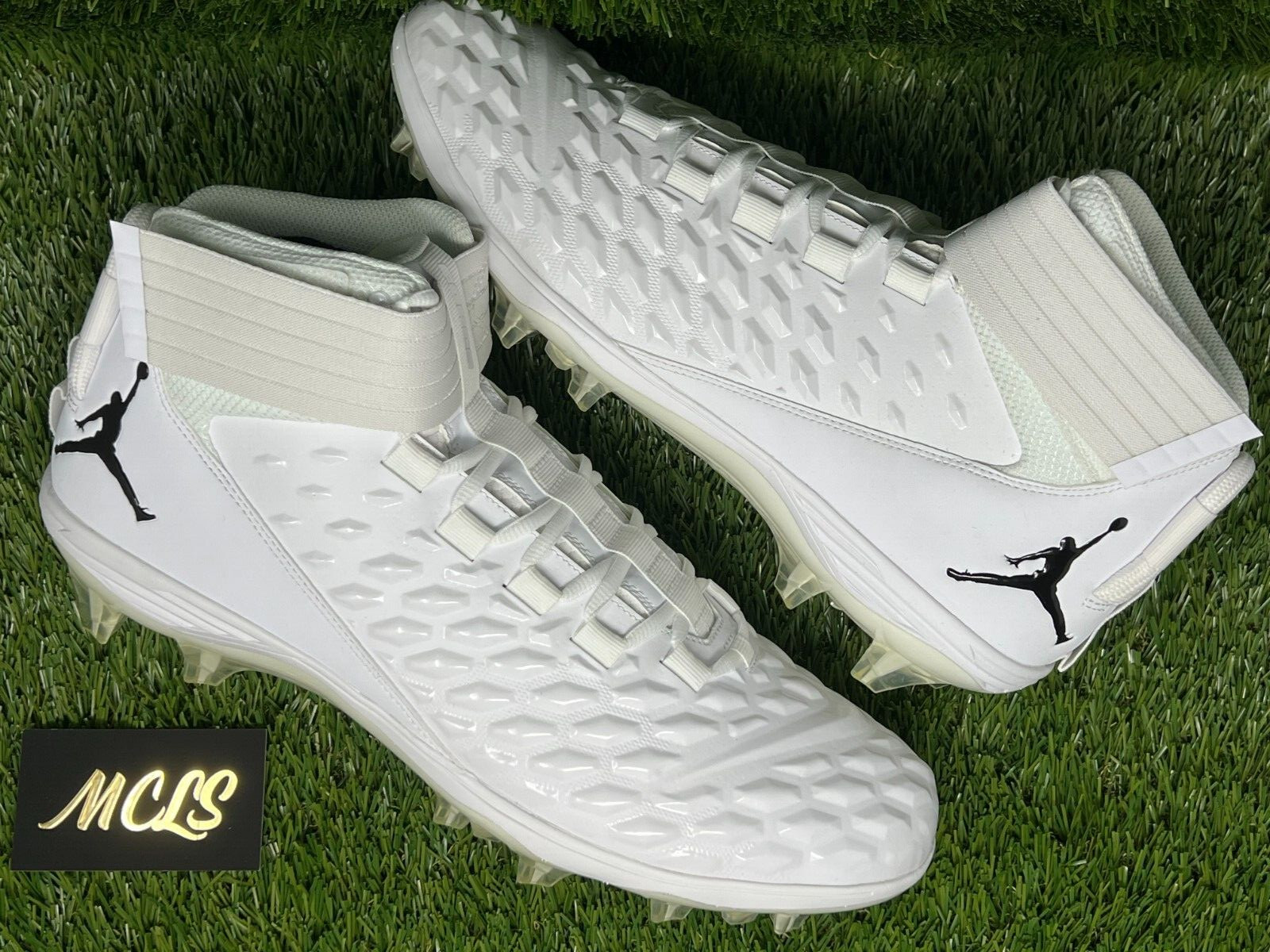 Nike Air Jordan Force Savage Pro 2 Football Cleats White CV1663 103 Mens size 15