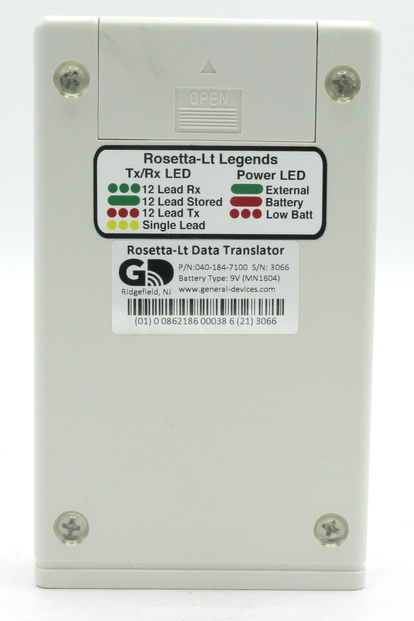 General Devices ROSETTA-LT 12 Lead ECG & Data Translator