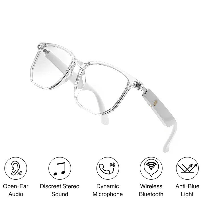 Smart Glasses Bluetooth Audio Enabled Frames By Euvelle Polarized RRP $183
