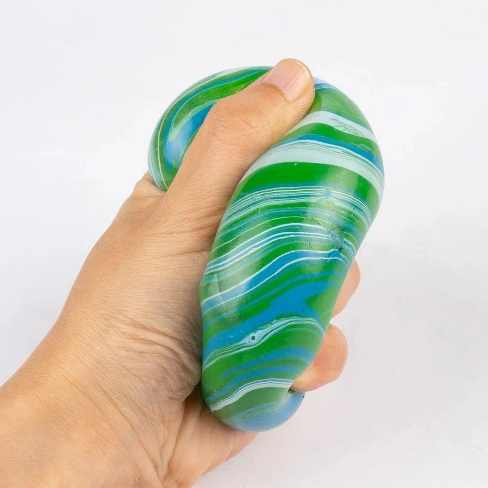 Nice Cube Super Solid Squeeze Ball Blue Green Orange US Stock New With Box