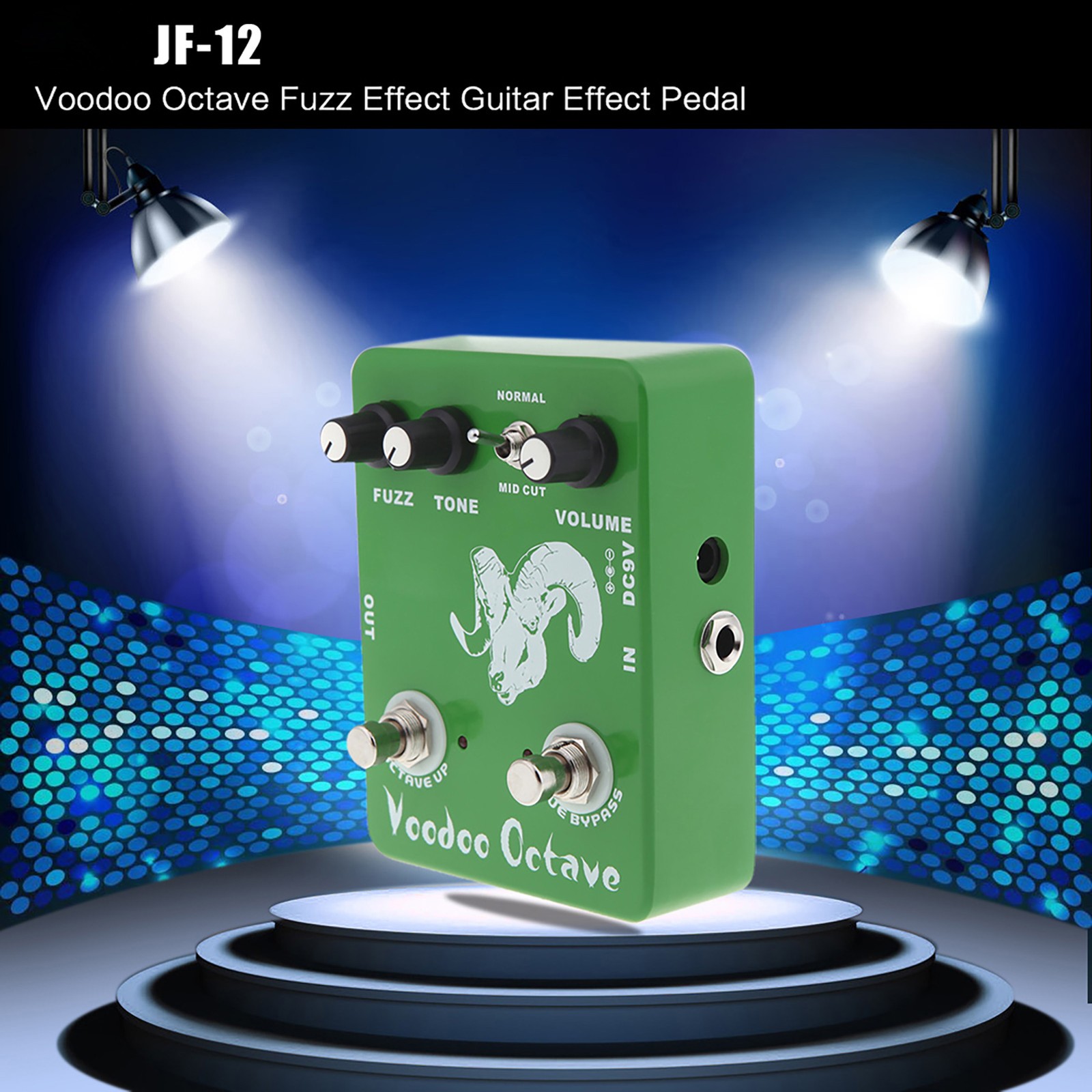 JF-12 Voodoo Octave Fuzz Effect Guitar Effect Pedal True Bypass