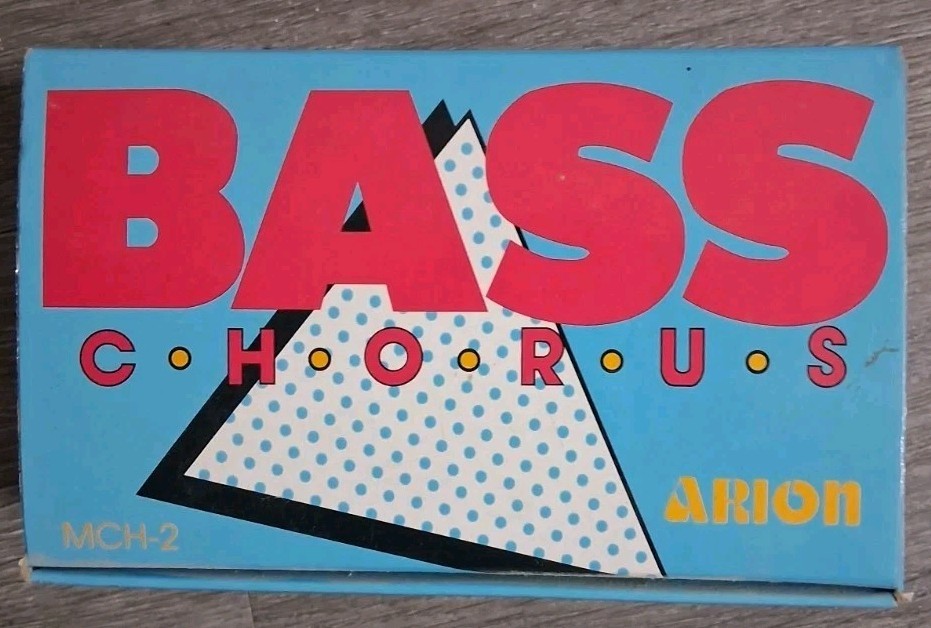 NOS Arion MCH-Z Bass Chorus Bass Guitar Effects Pedal From Japan Free Shipping