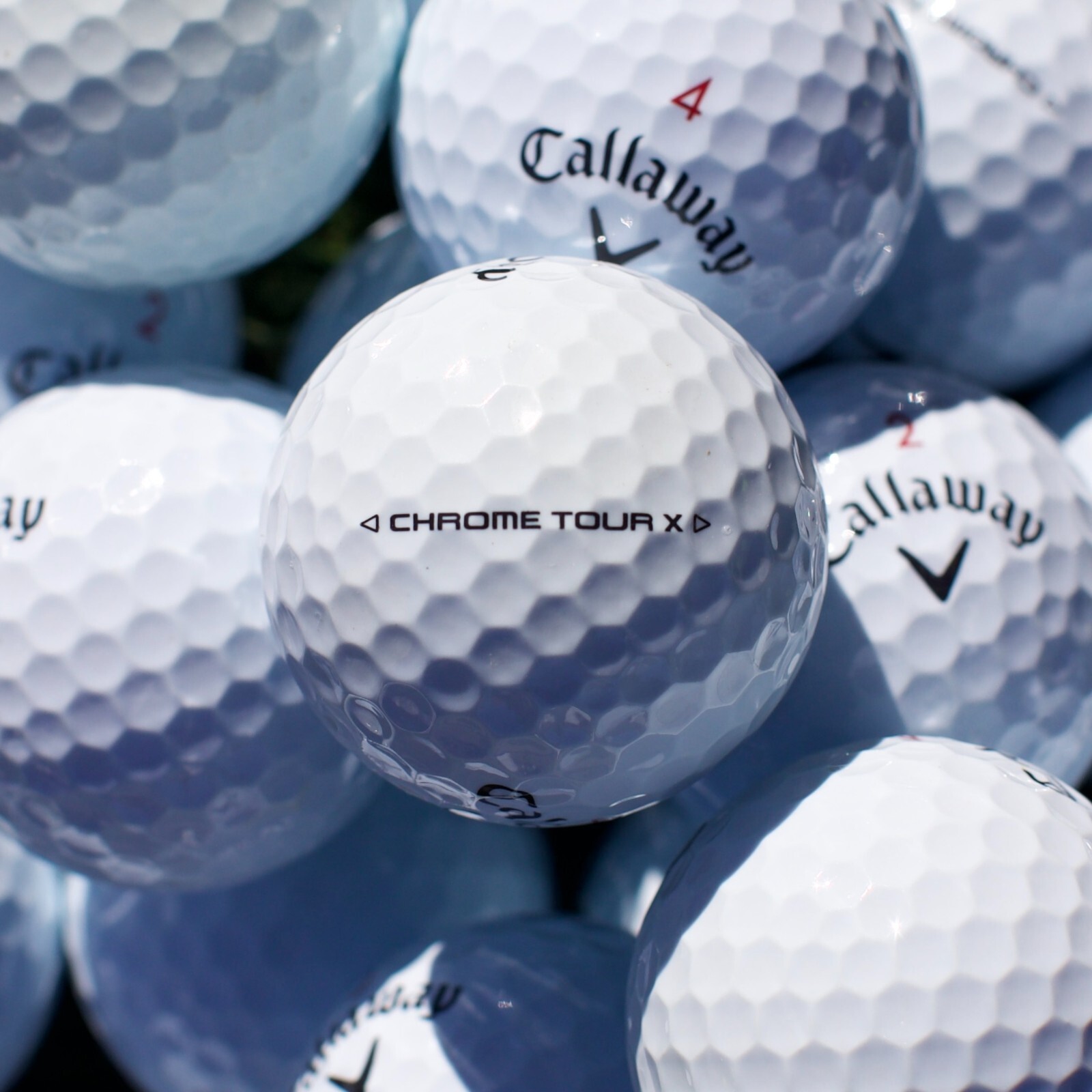 24 Callaway Chrome Tour X White Golf Balls Mint 5A / AAAAA FREE SHIPPING